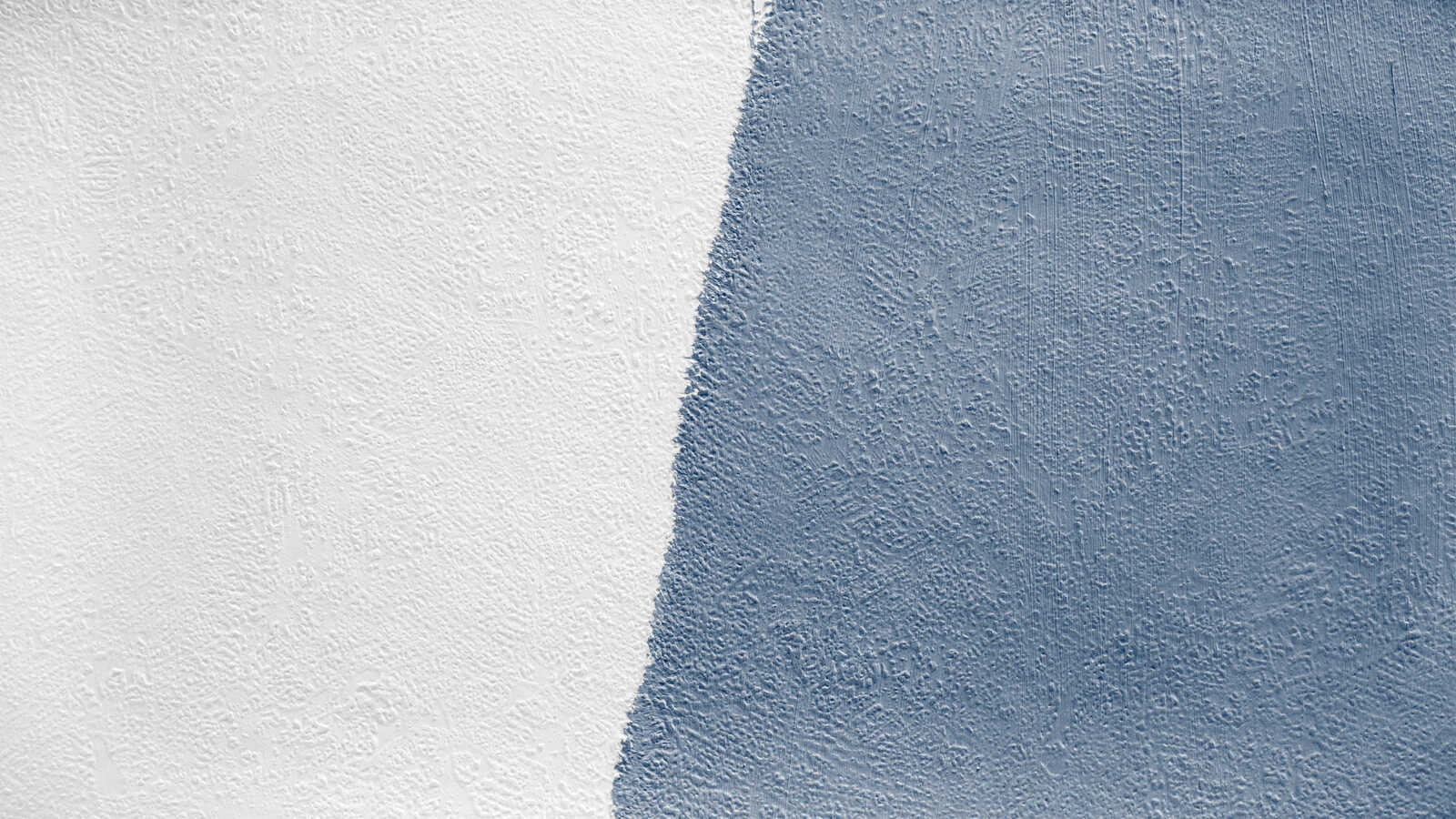 Wand, blaues Malfarbe, Textur, angestrichene Wand, zwei Töne
