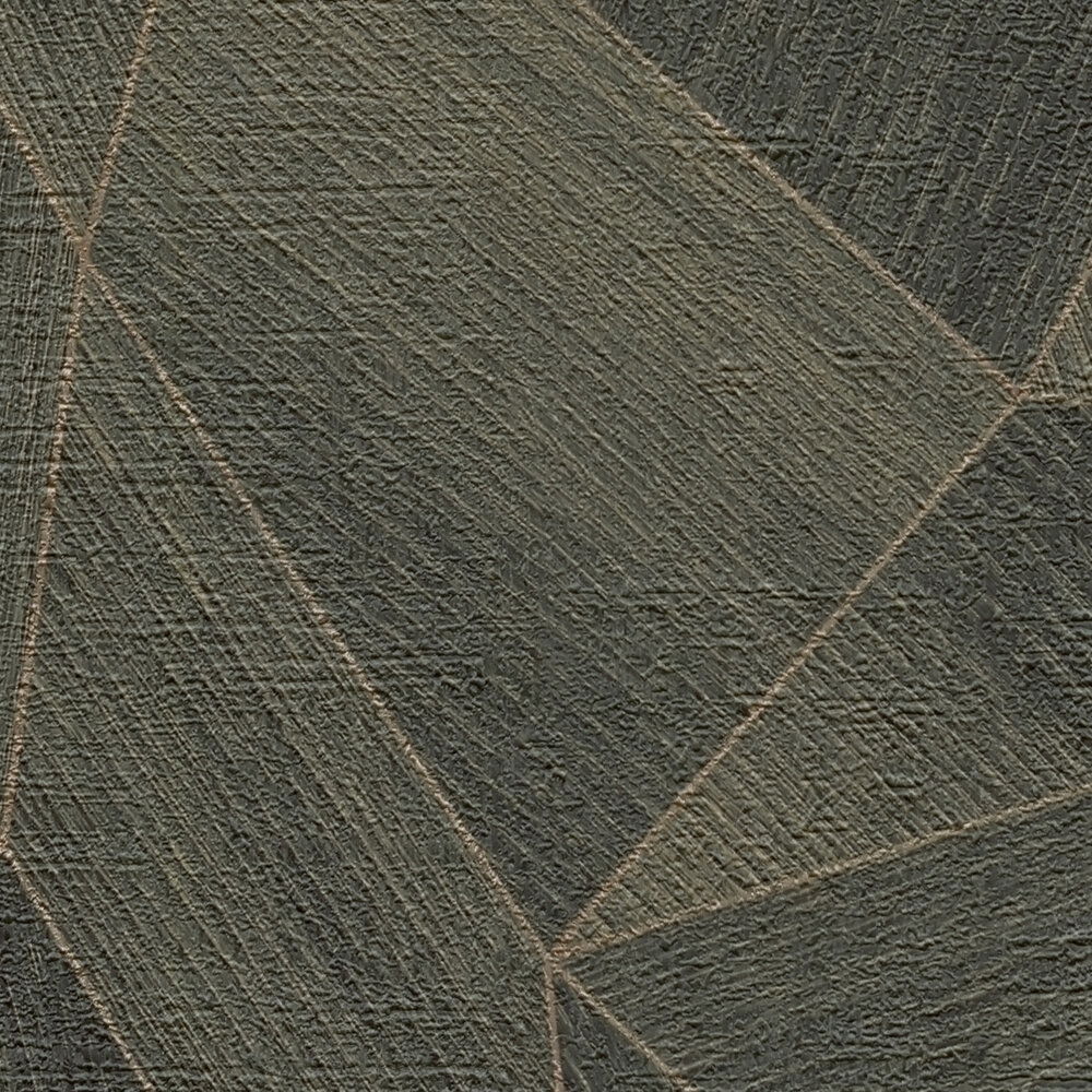             Daniel Hechter Vliestapete mit modernem geometrischem Muster und metallischen Akzenten – Braun, Gold
        