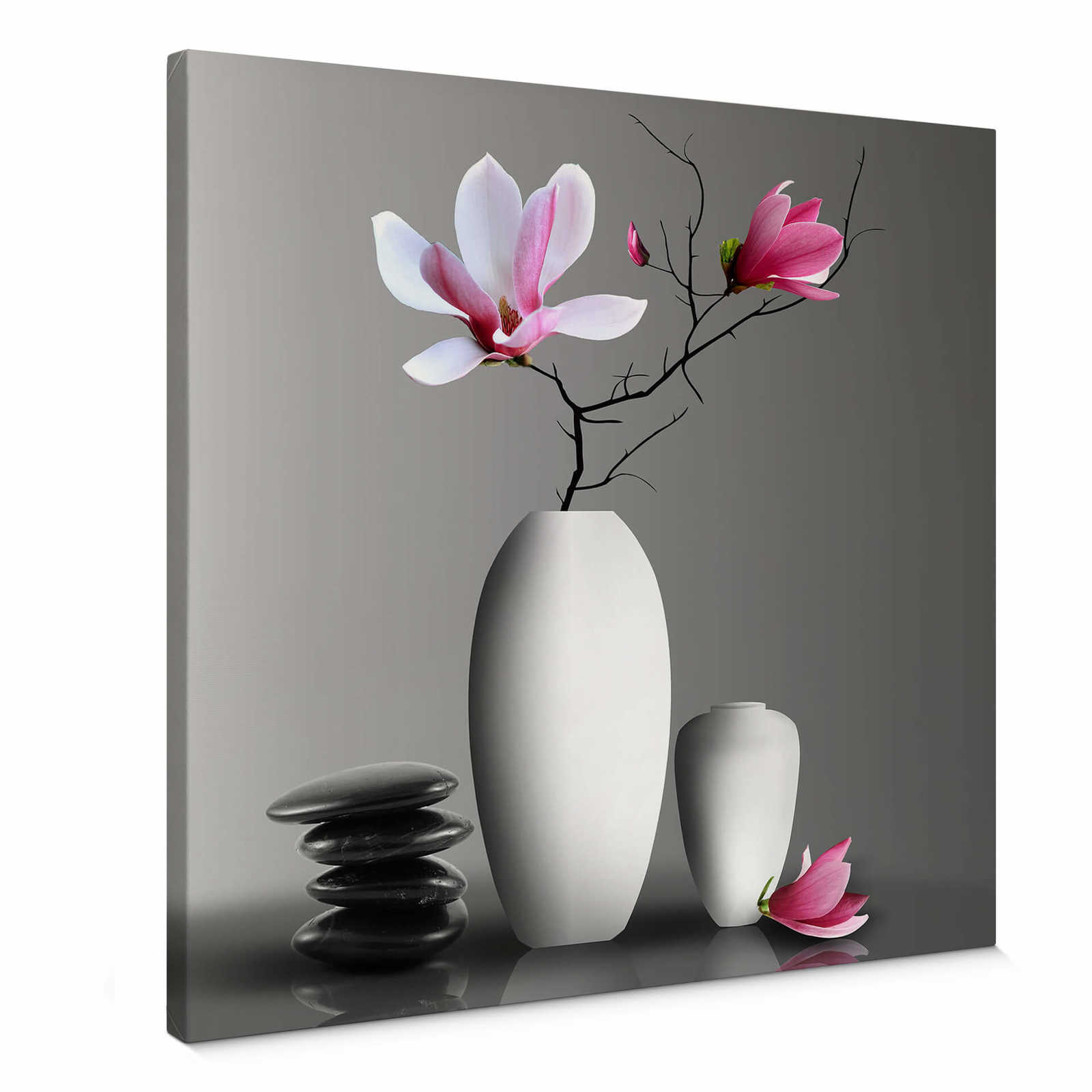         Magnolia Tak Vierkant Canvas Schilderij - 0,50 m x 0,50 m
    