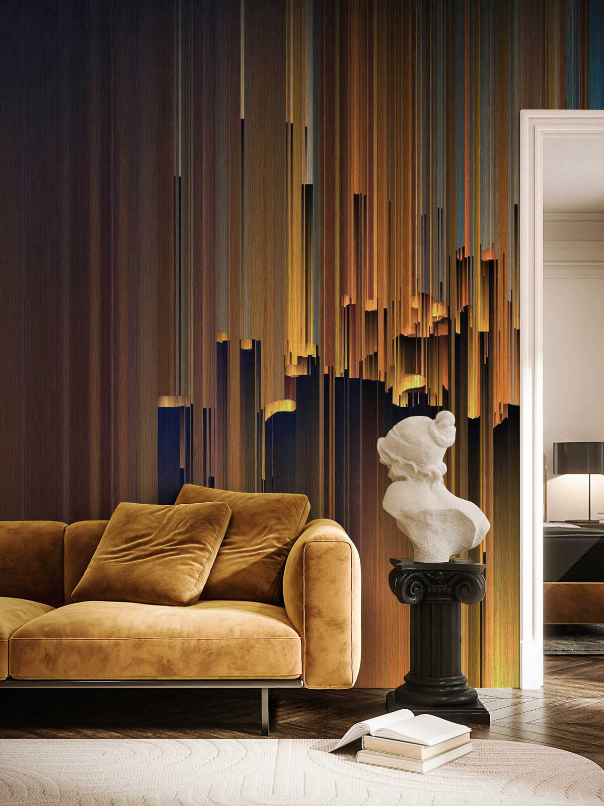 Drinnen, Innenarchitektur, Lampe, Holzpaneele