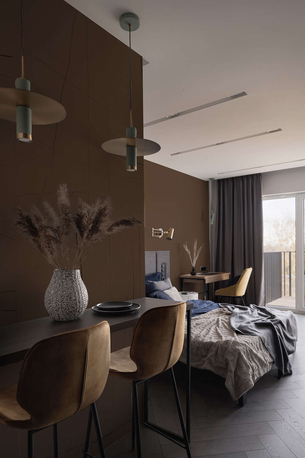             Premium Wandfarbe natürliches Nussbraun »Modern Mud« NW720 – 1 Liter
        