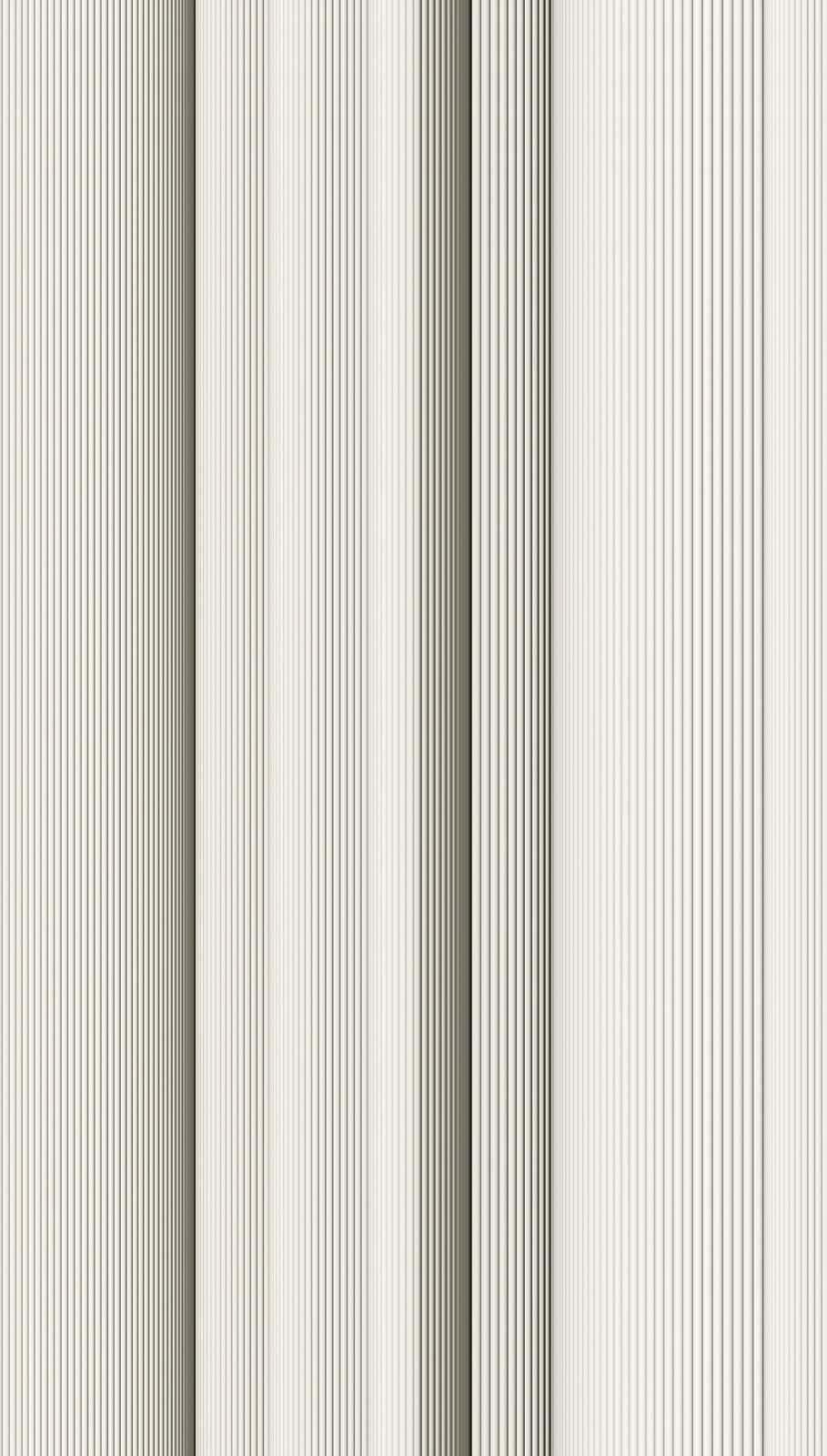 Vliestapete mit modernen Streifen und einer großflächigen Musterwiederholung – Beige, Creme
