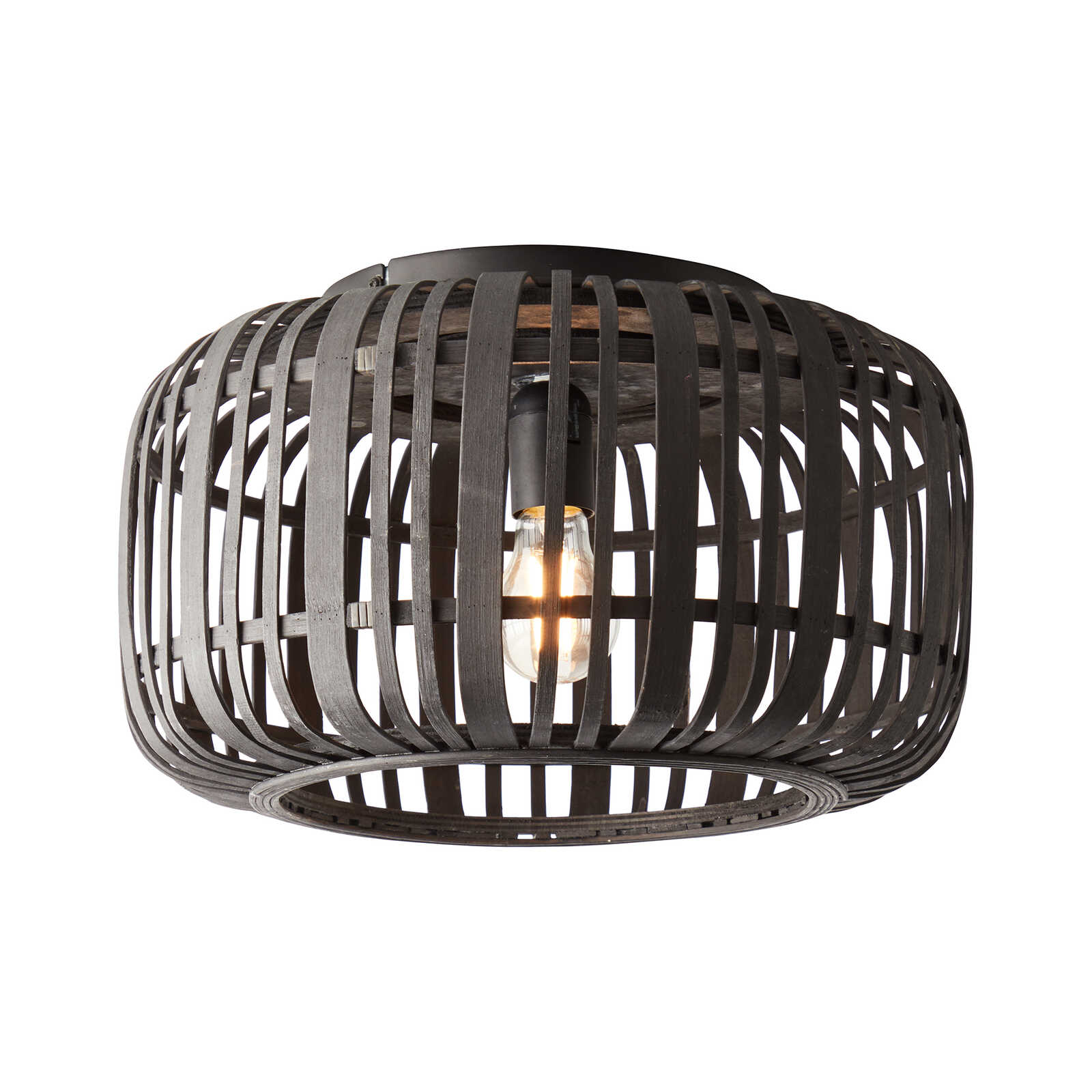         Bamboo ceiling light - Willi 7 - Brown
    