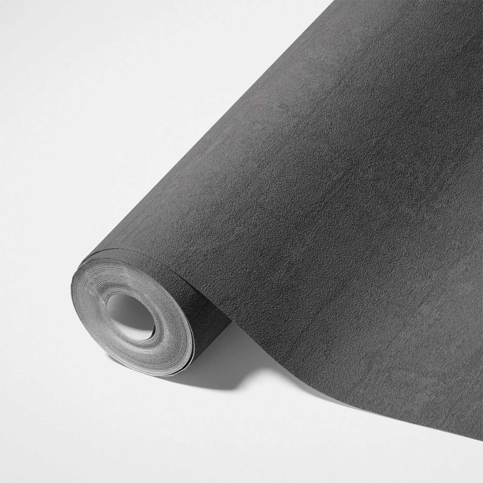             Vliestapete in dunkler Steinoptik mit Backsteinen – anthrazit
        