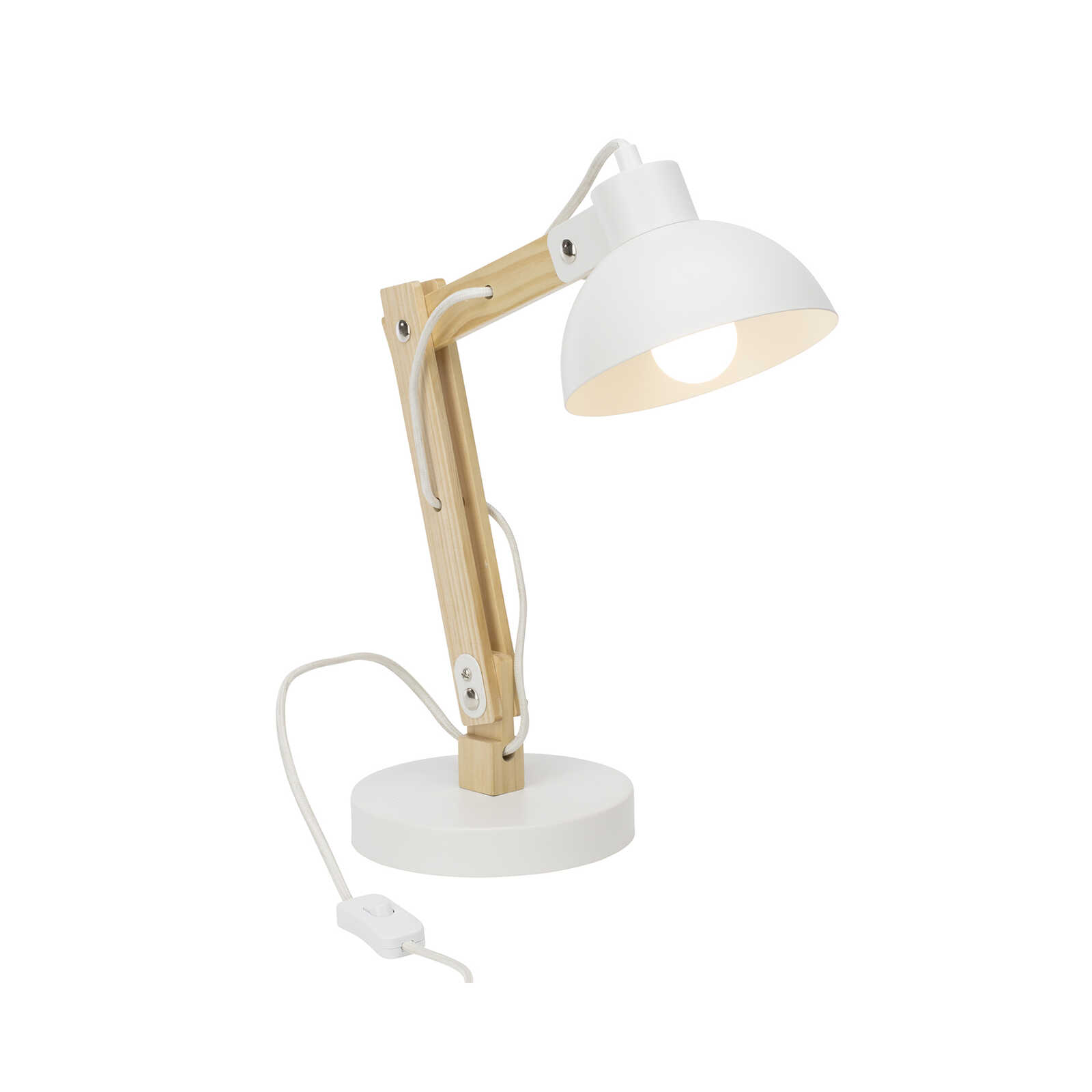         Houten tafellamp - Lisa 1 - Wit
    