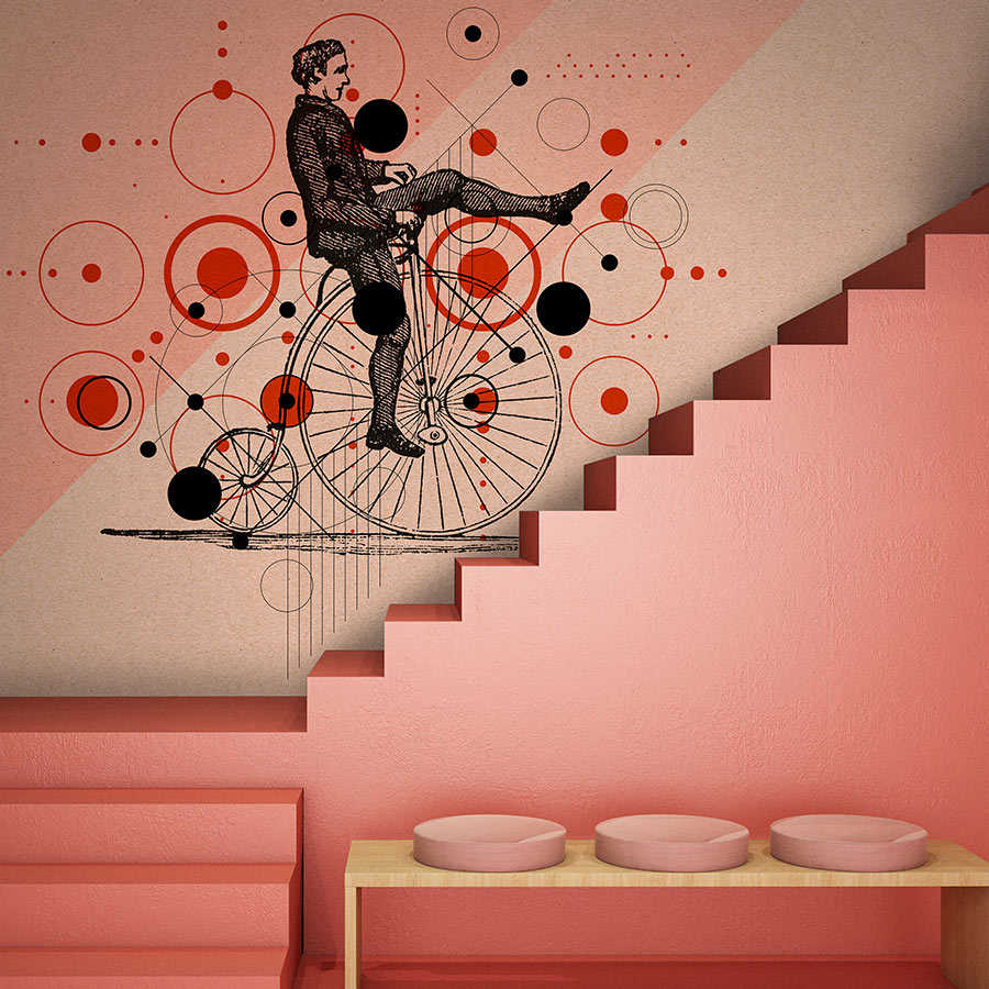 Treppenhaus, Mauer, Moderne Kunst, Handlauf, Pille