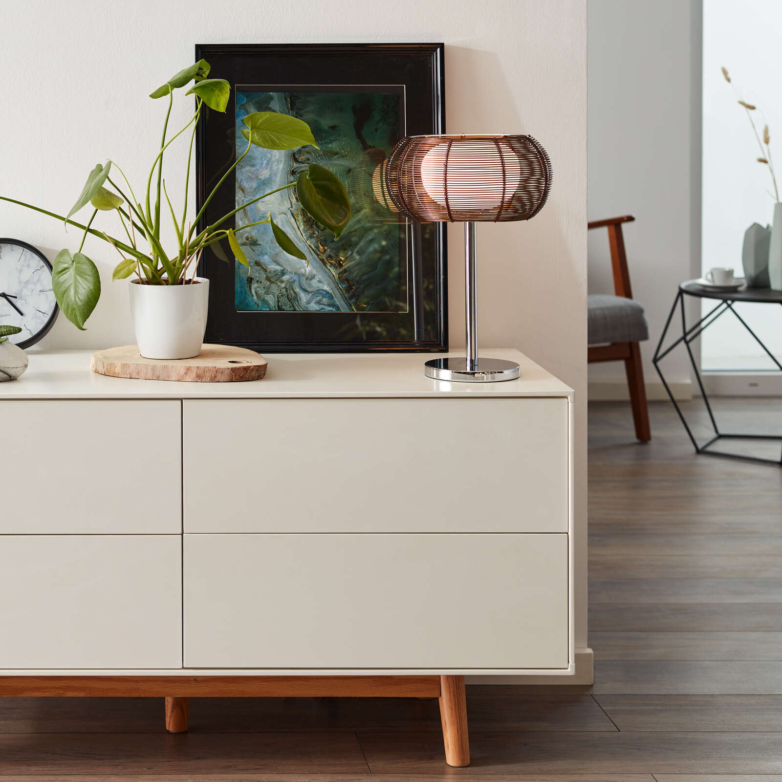 Tischleuchte aus Glas - Maxime 4 – Braun