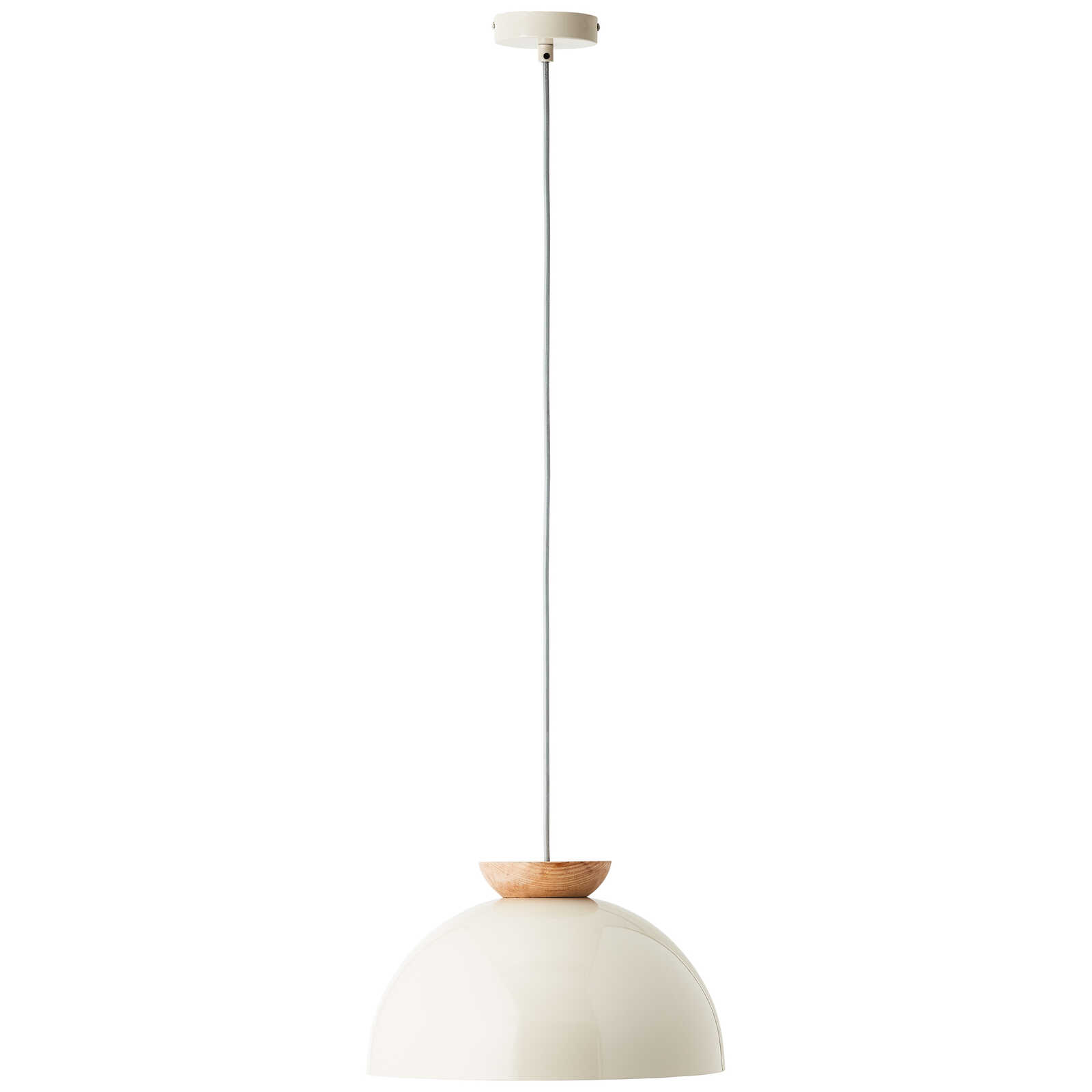             Pendelleuchte aus Holz - Lorena 1 – Beige
        