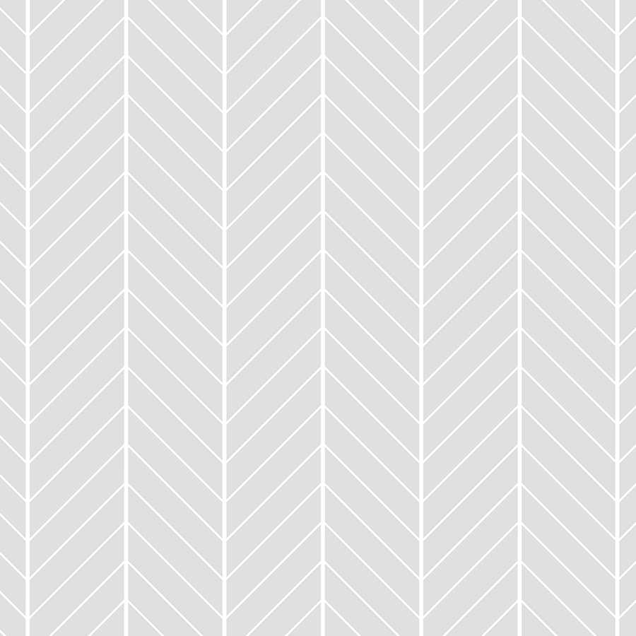         Papier peint design vagues dentelées gris sur intissé lisse premium
    