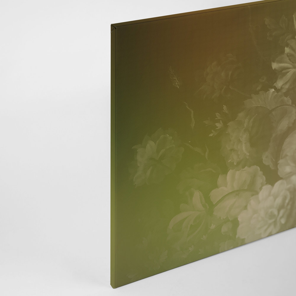             Dutch pastel 2 - Leinwandbild Rosen-Bouquet holländischer Kunststil – 0,90 m x 0,60 m
        