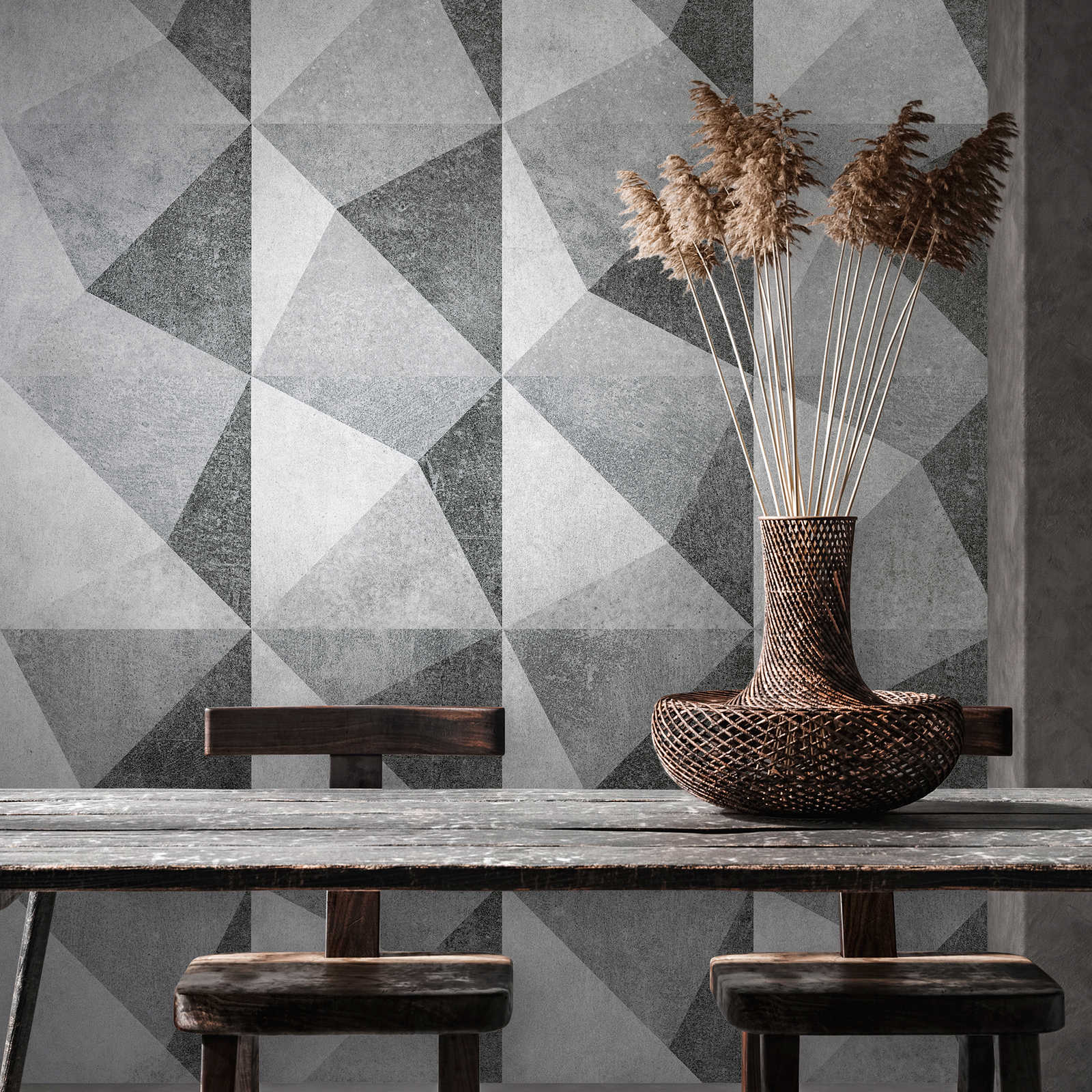         Tapeten Neuheit | Motivtapete 3D Design mit Betonoptik
    