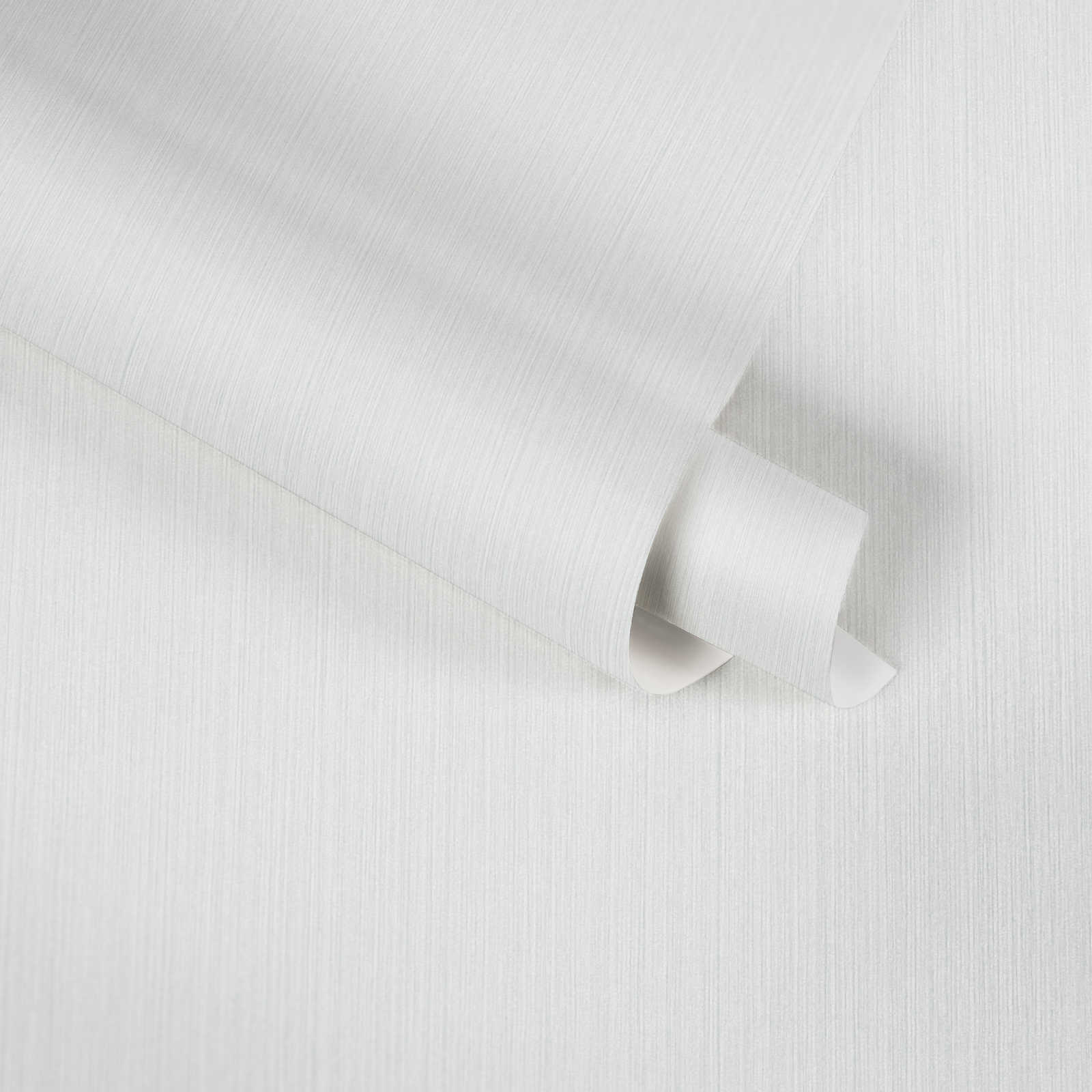             Einfarbige Tapete Hellgrau mit meliertem Textileffekt von MICHALSKY
        