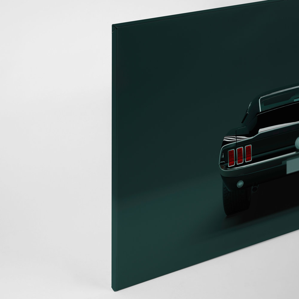 Mustang 3 - American Muscle Car Leinwandbild – 0,90 m x 0,60 m