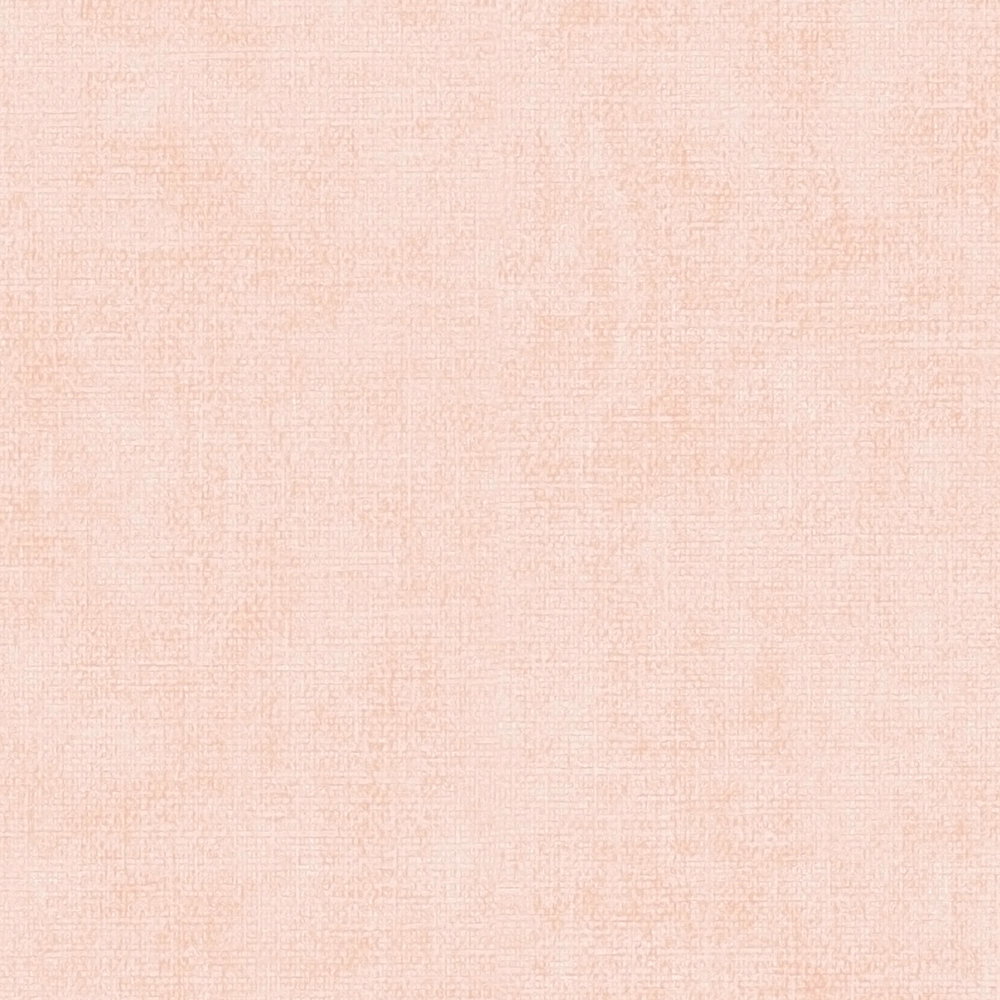 Uni-Tapete mit Leinenoptik im Scandinavian Stil - Rosa