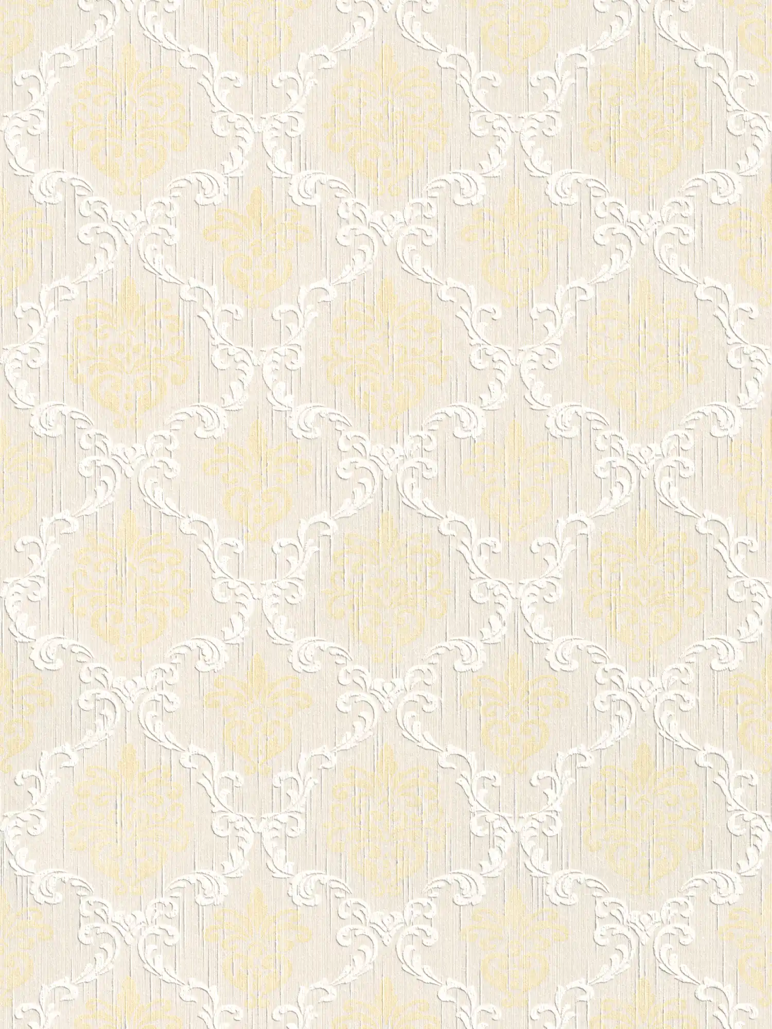         Luxe Onderlaag behang met textuureffect in echt Textiel - beige, Metallic
    