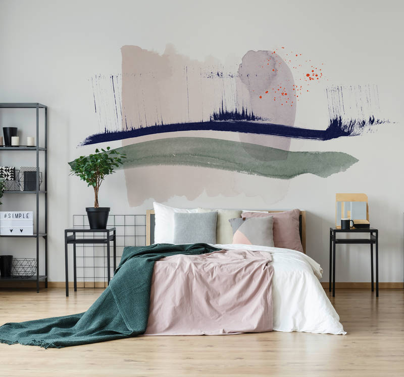 wandbild, wanddekoration, abstrakte malerei, farbklecks, zimmerdeko