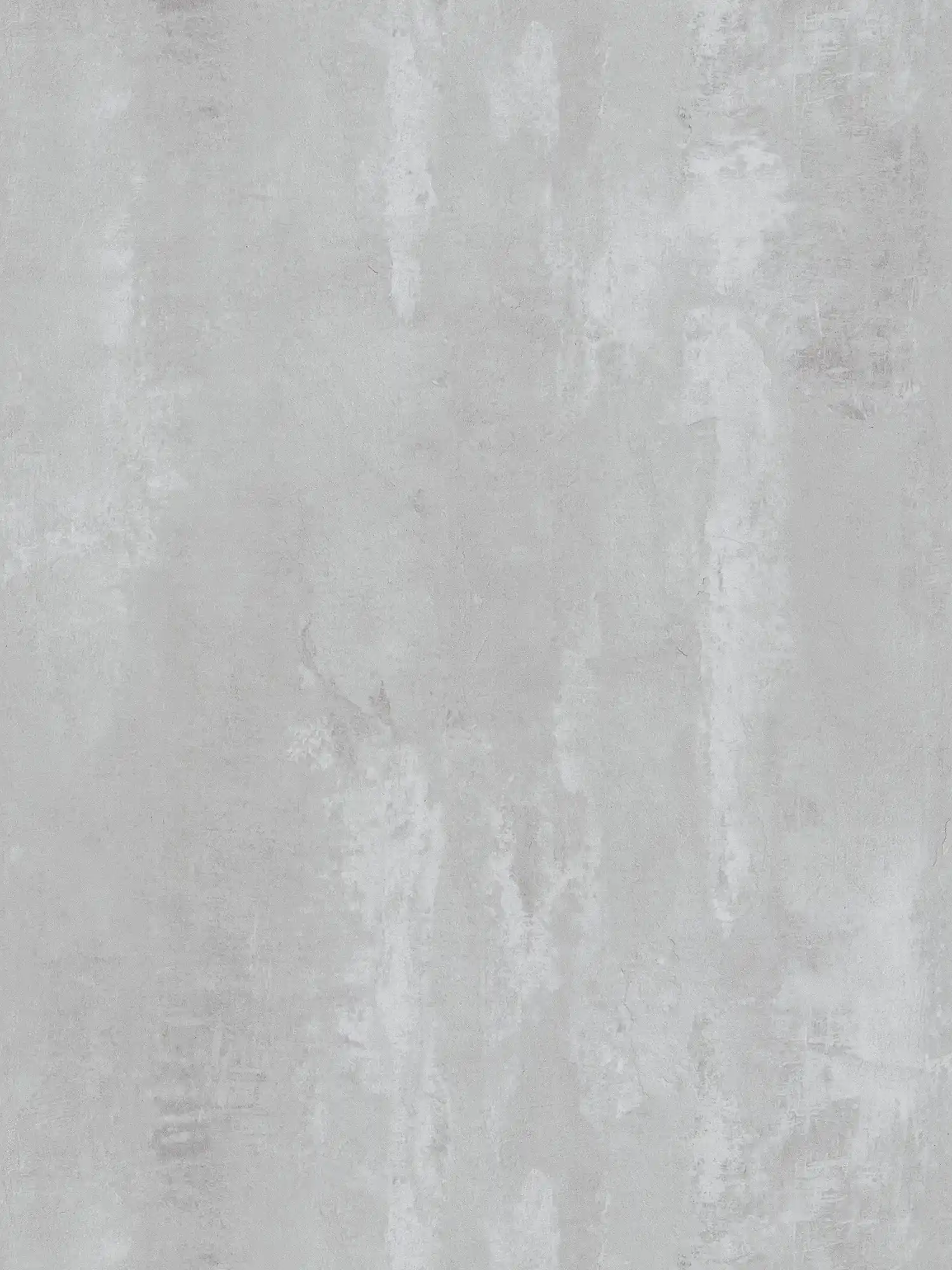 Papier peint béton avec motif à essuyer style industriel - Gris