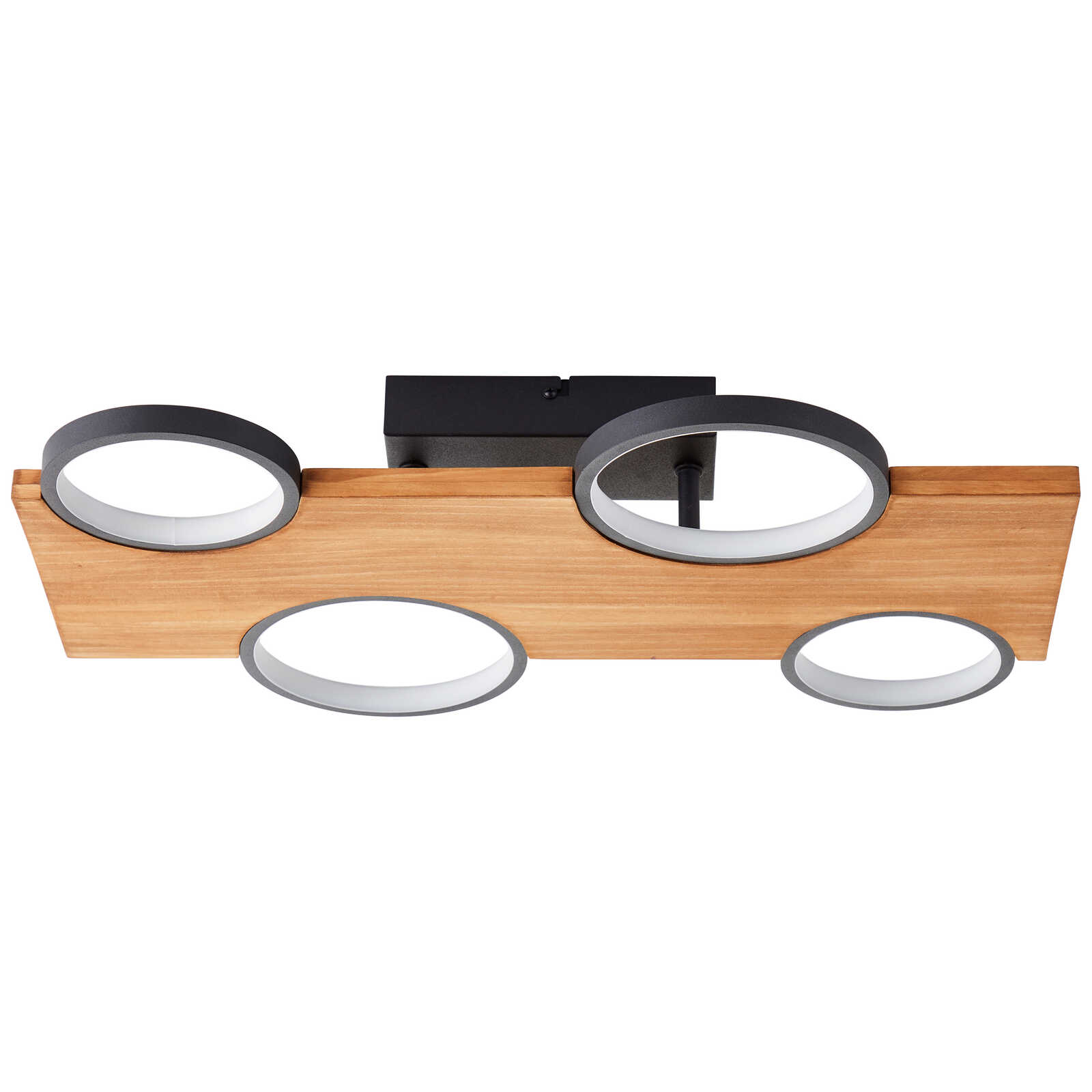 Deckenleuchte aus Holz - Elena 3 – Braun