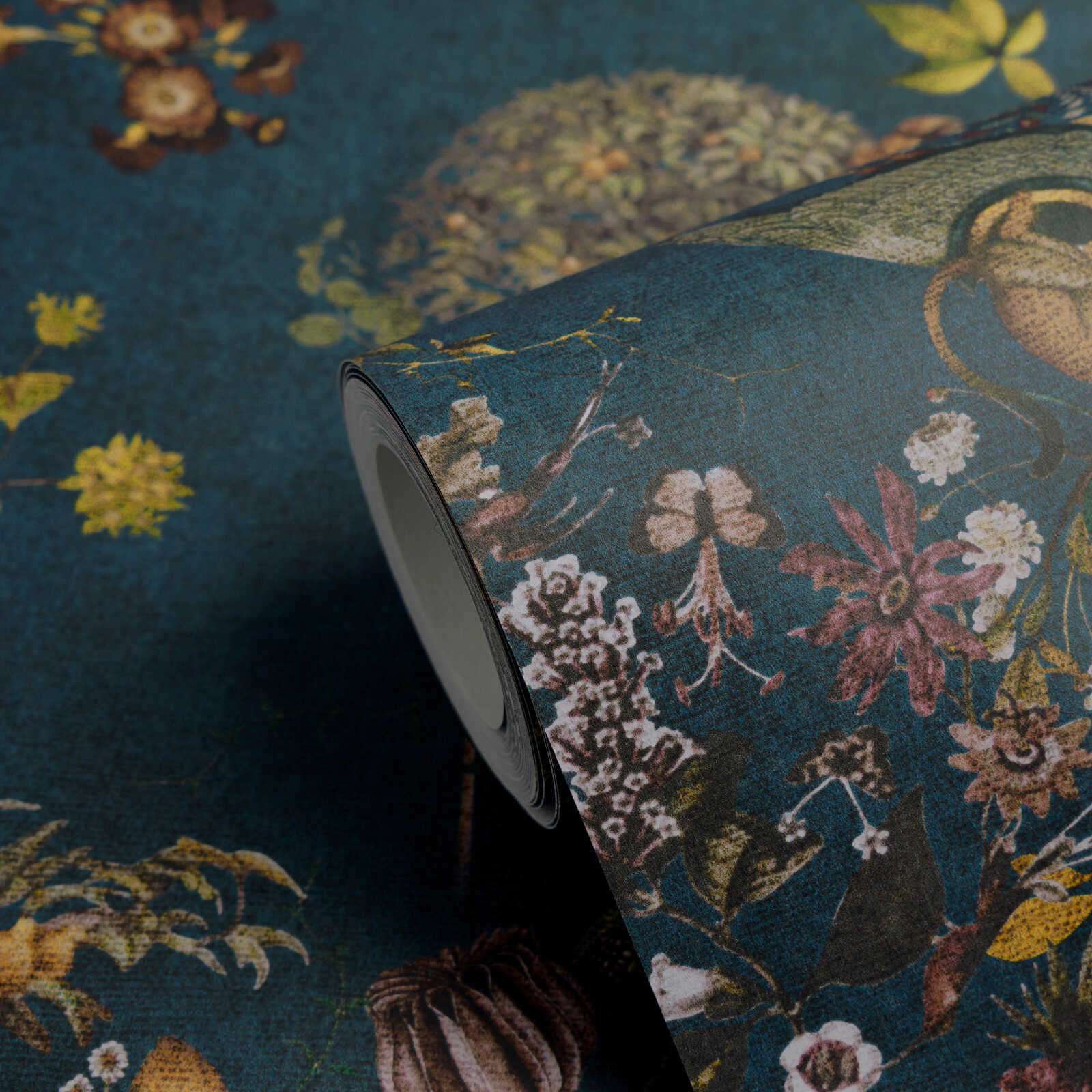 Tapisrolle, Floral Muster, Teppichboden, Blumenmuster, Textilrolle