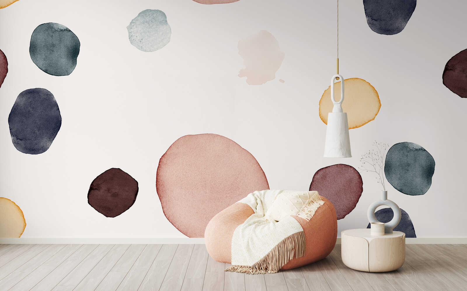 sofa, bean bag, throw, blanket, lamp