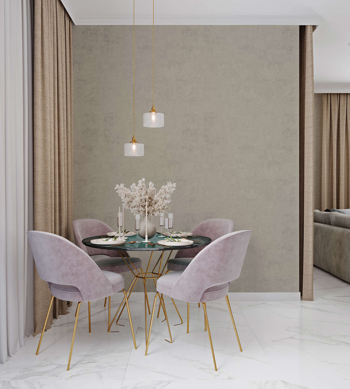 Premium wall paint cosy taupe »Talented calm taupe« NW700 » 1l