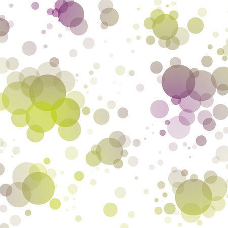         Fototapete mit grafischem Design – Transparente Kreismuster
    