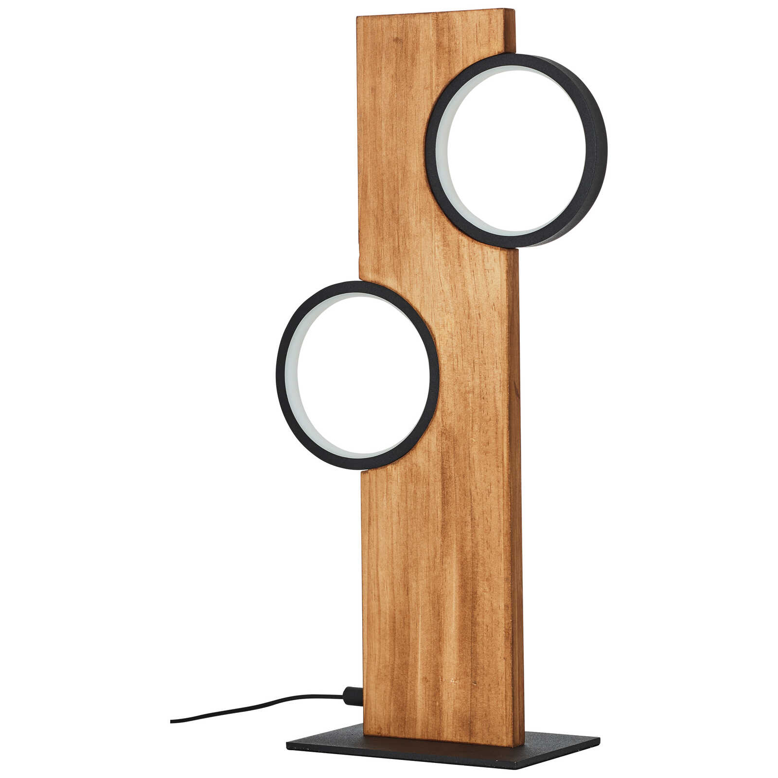 Tischleuchte aus Holz - Elena 2 – Braun