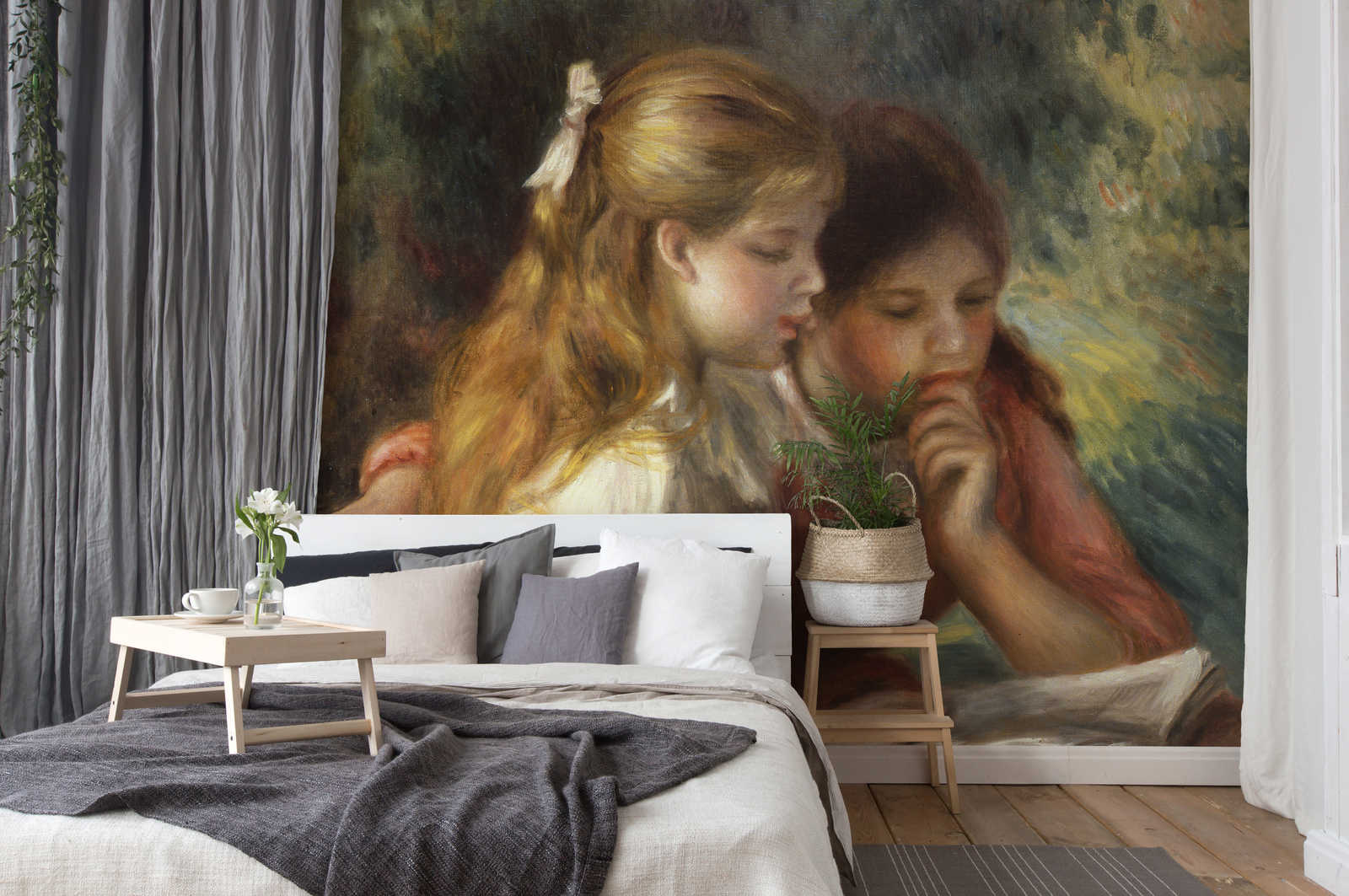 Fototapete 'Die Lesung' von Pierre Auguste Renoir