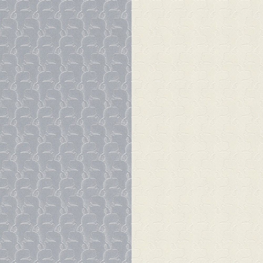             Tapete Karl LAGERFELD Streifen & Texturmuster – Creme, Grau
        