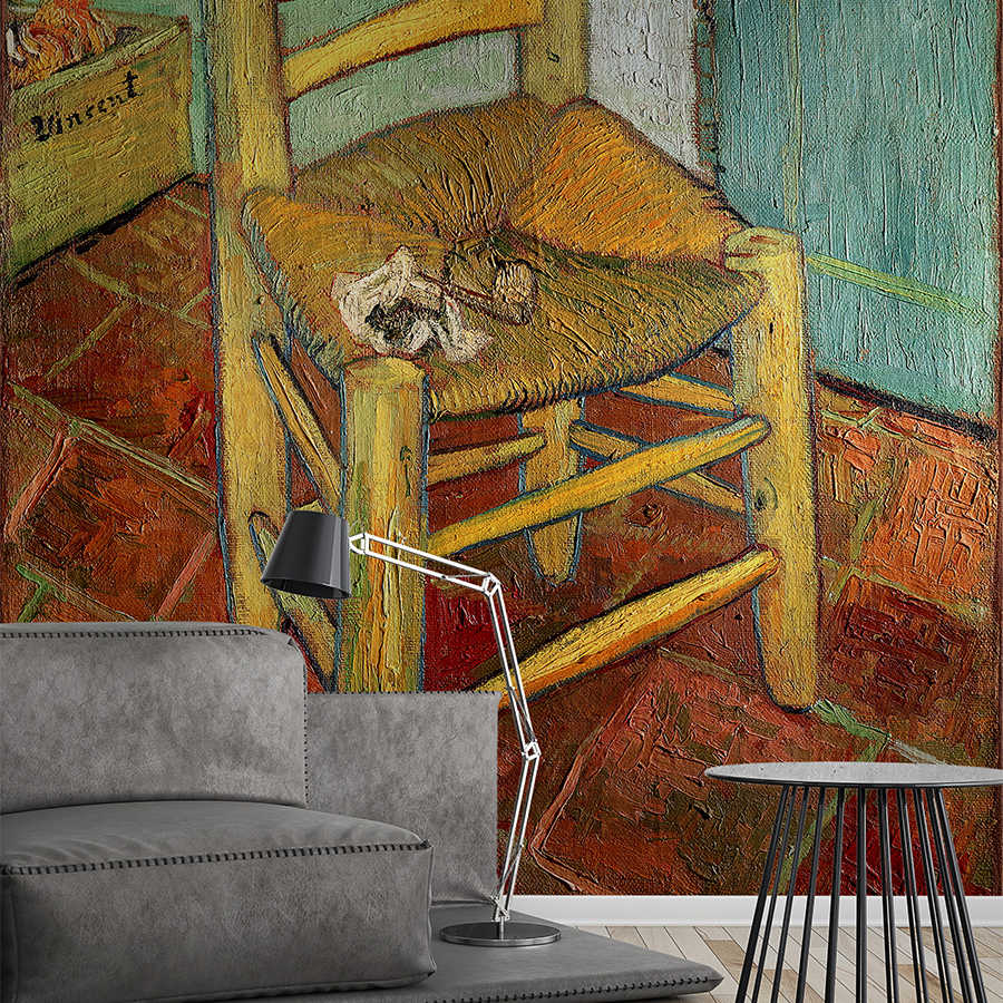 stuhl, holzstuhl, wandteppich, wohnkultur, lampe, sofa, bodenlampe, tisch