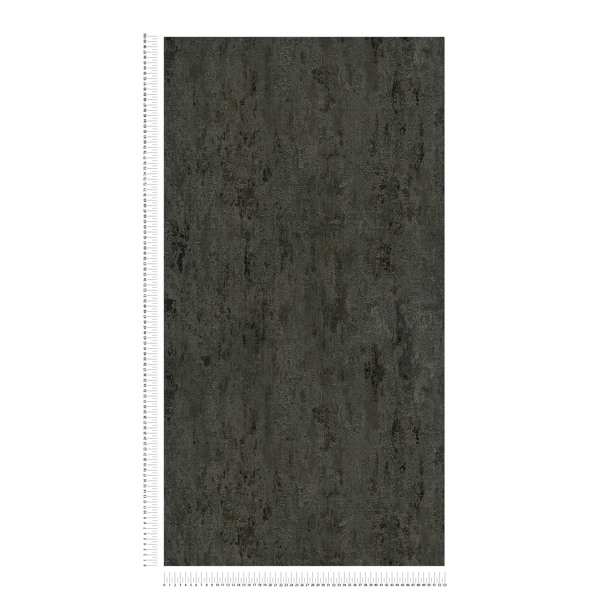             Rustikale Struktur-Tapete Metall-Optik anthrazit – Schwarz, Silber, Grau
        