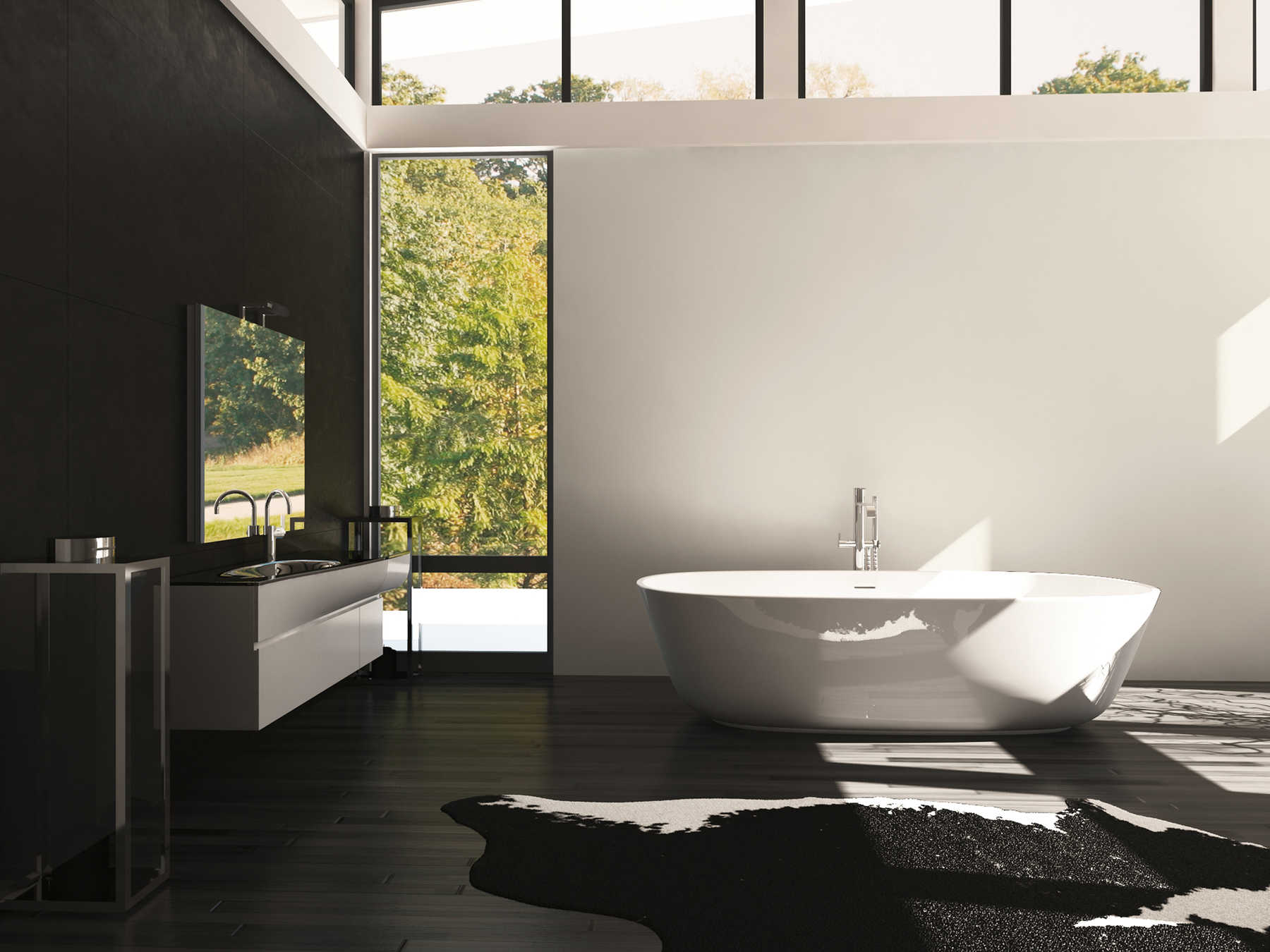             Seidenmatte Vliestapete Weiß uni mit flacher Struktur
        