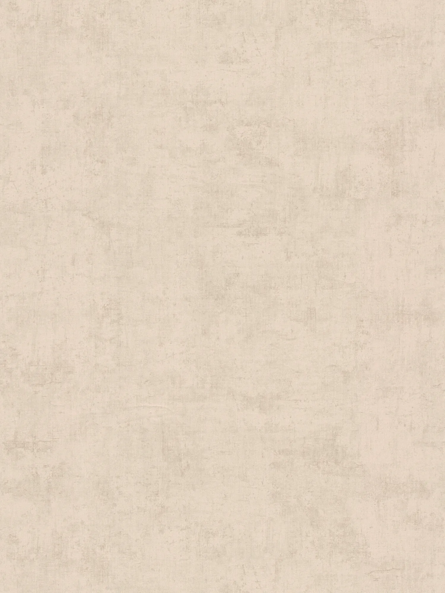 Einfarbige Vliestapete fein strukturiert und im mattem Design – Beige, Rosa