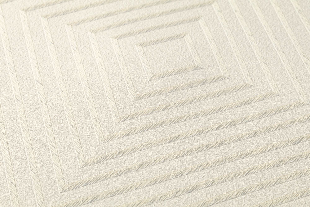             Tapete Grafik-Design, Scandinavian Style – Creme, Metallic
        