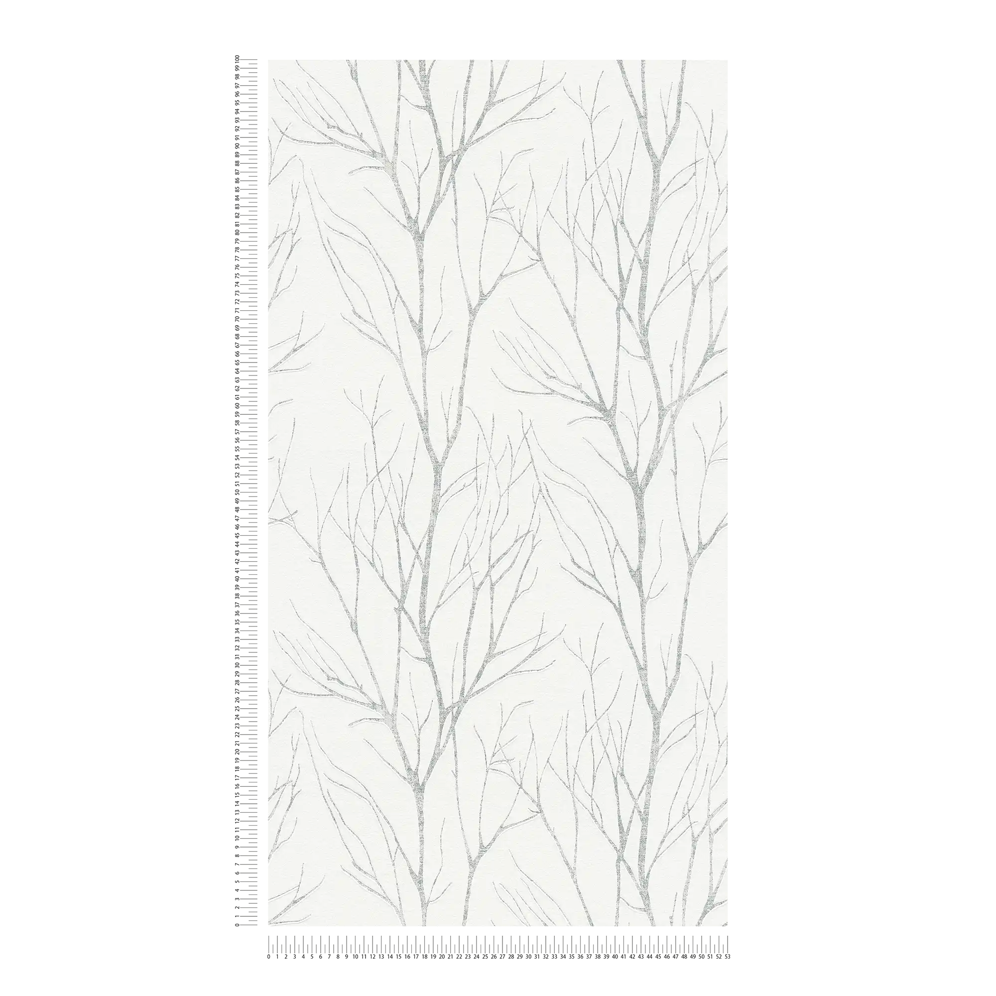             Vliestapete Baummotiv & Metallic-Effekt – Beige, Grau
        