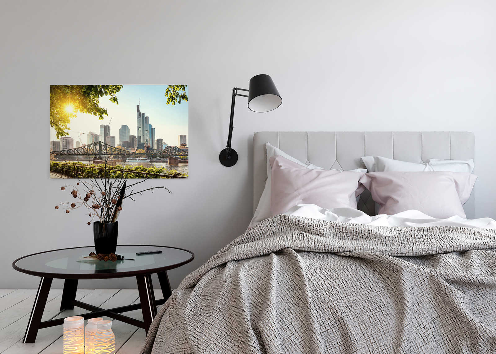             Canvas with Frankfurt Skyline - 0.90 m x 0.60 m
        