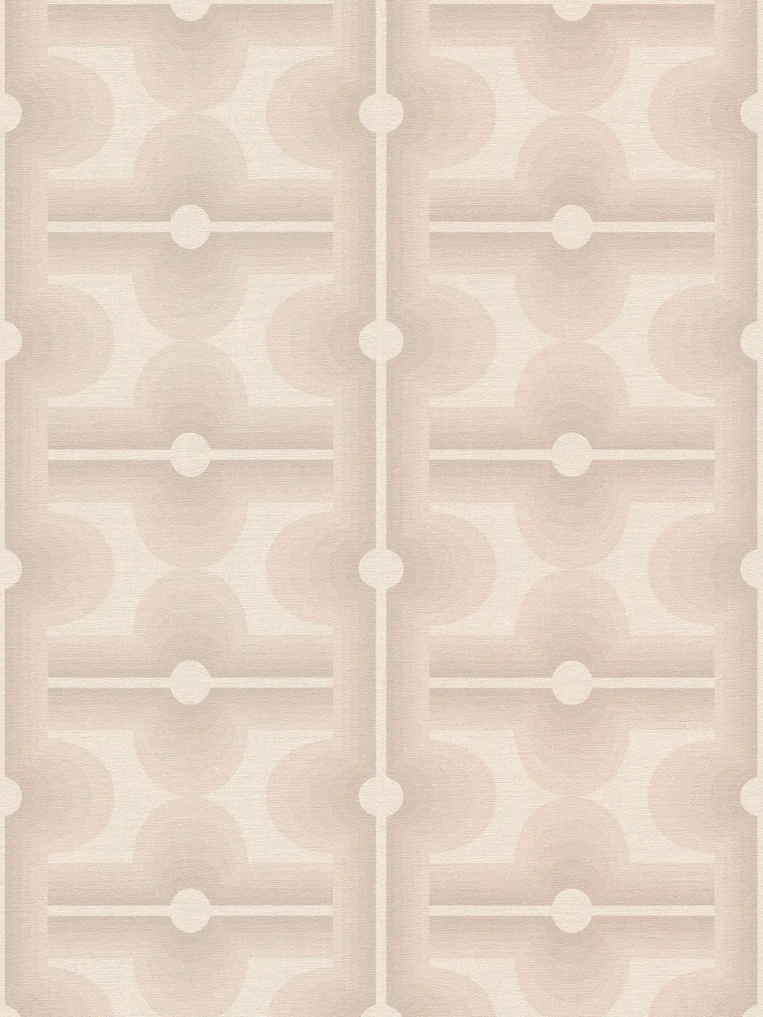         Abstracte Retro Stijlpatronen - Beige, Crème, Grijs
    