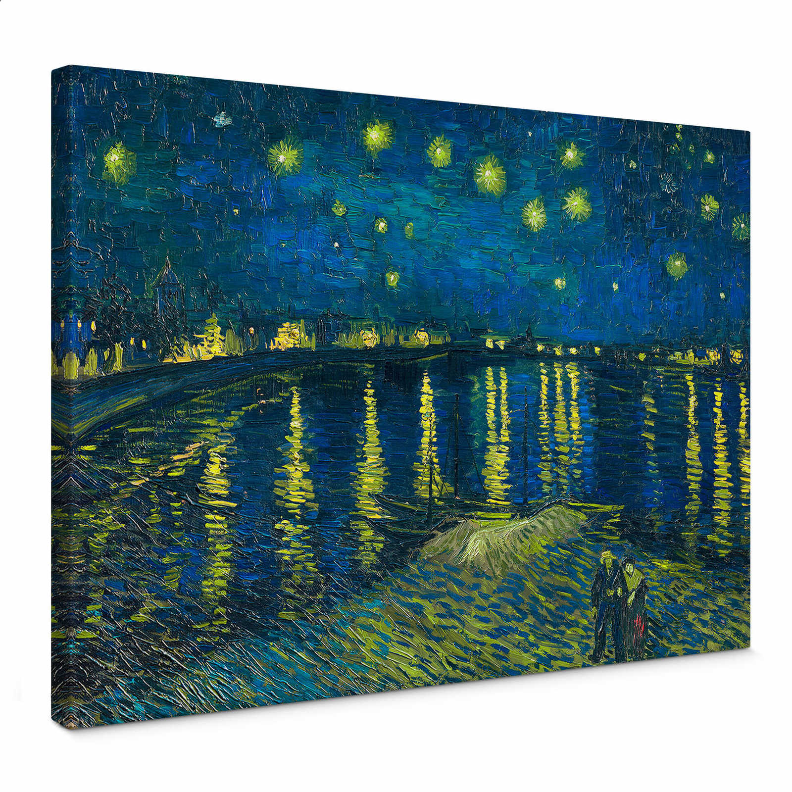        Canvas schilderij "Sterrennacht" van Van Gogh - 0.70 m x 0.50 m
    