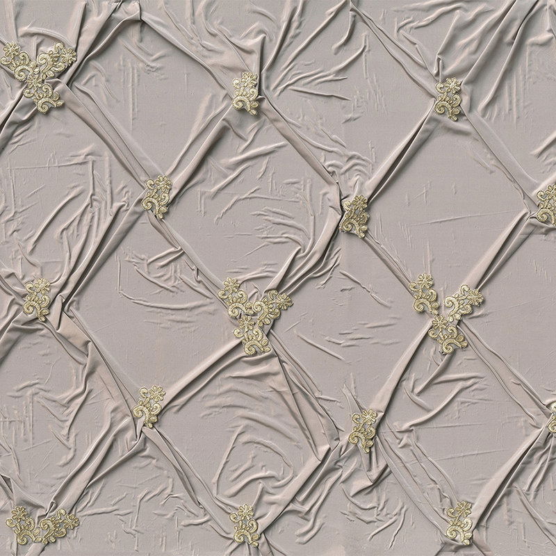         papier peint en papier tissu à motifs losanges - papier peint en papier intissés pour une conception des murs raffinée - Beige, crème
    