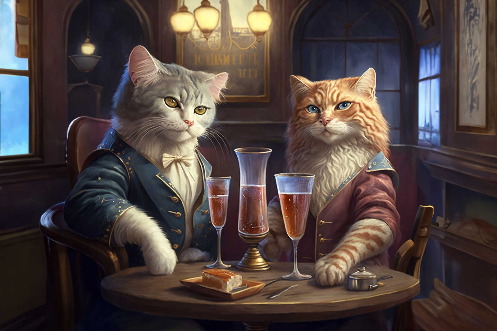             KI Canvas schilderij »Kitty Bar« - 90 cm x 60 cm
        
