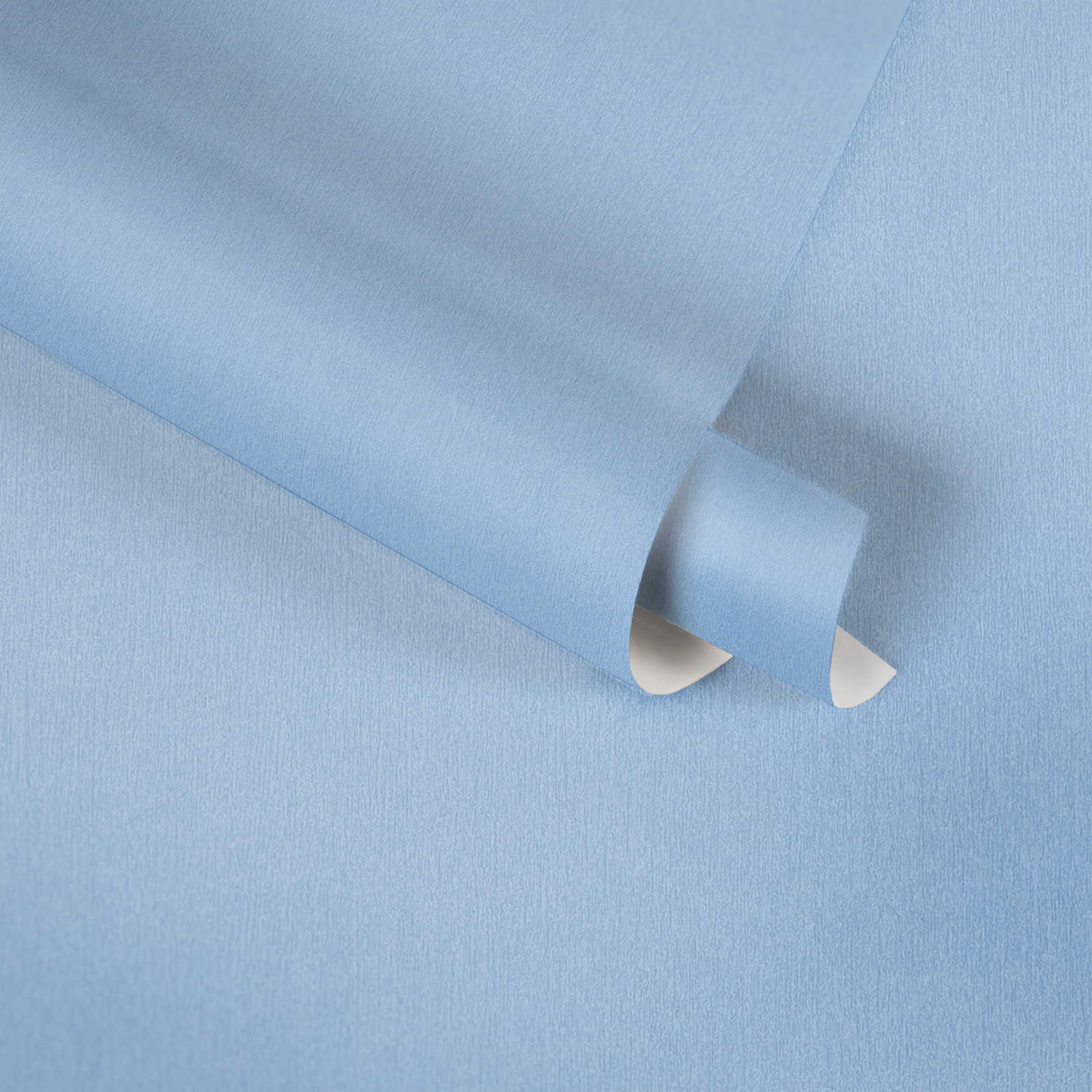             Tapete Kinderzimmer Jungen uni glatt – Blau
        