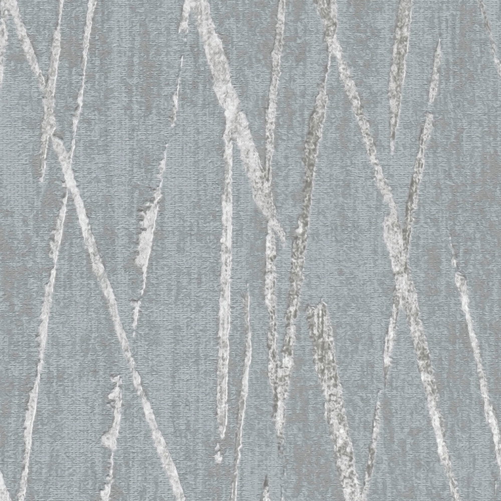             Vliestapete mit Naturdesign und Metallic Effekt – Grau, Metallic
        