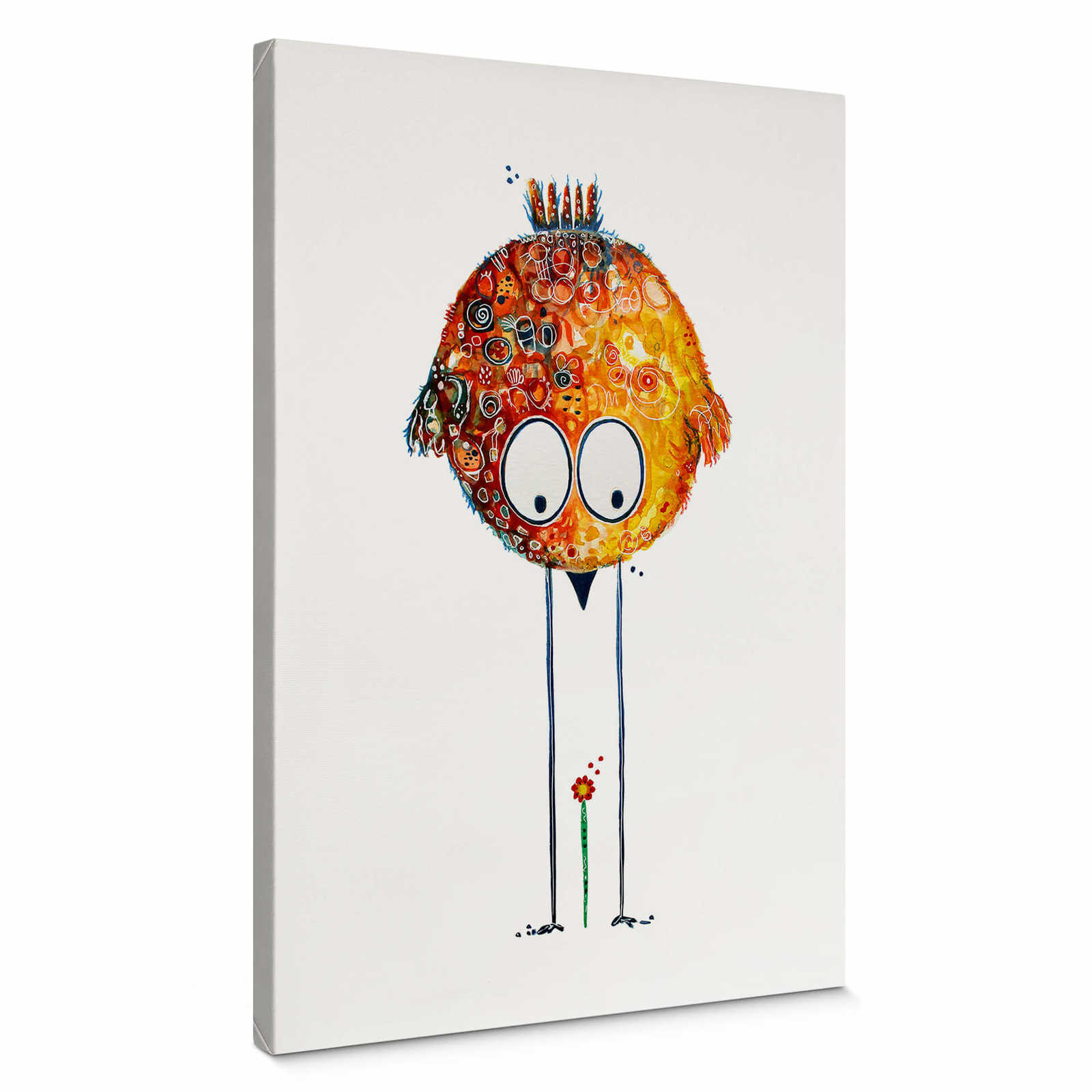             Canvas print "Kasimir" by Hagenmeyer, bird and flower
        