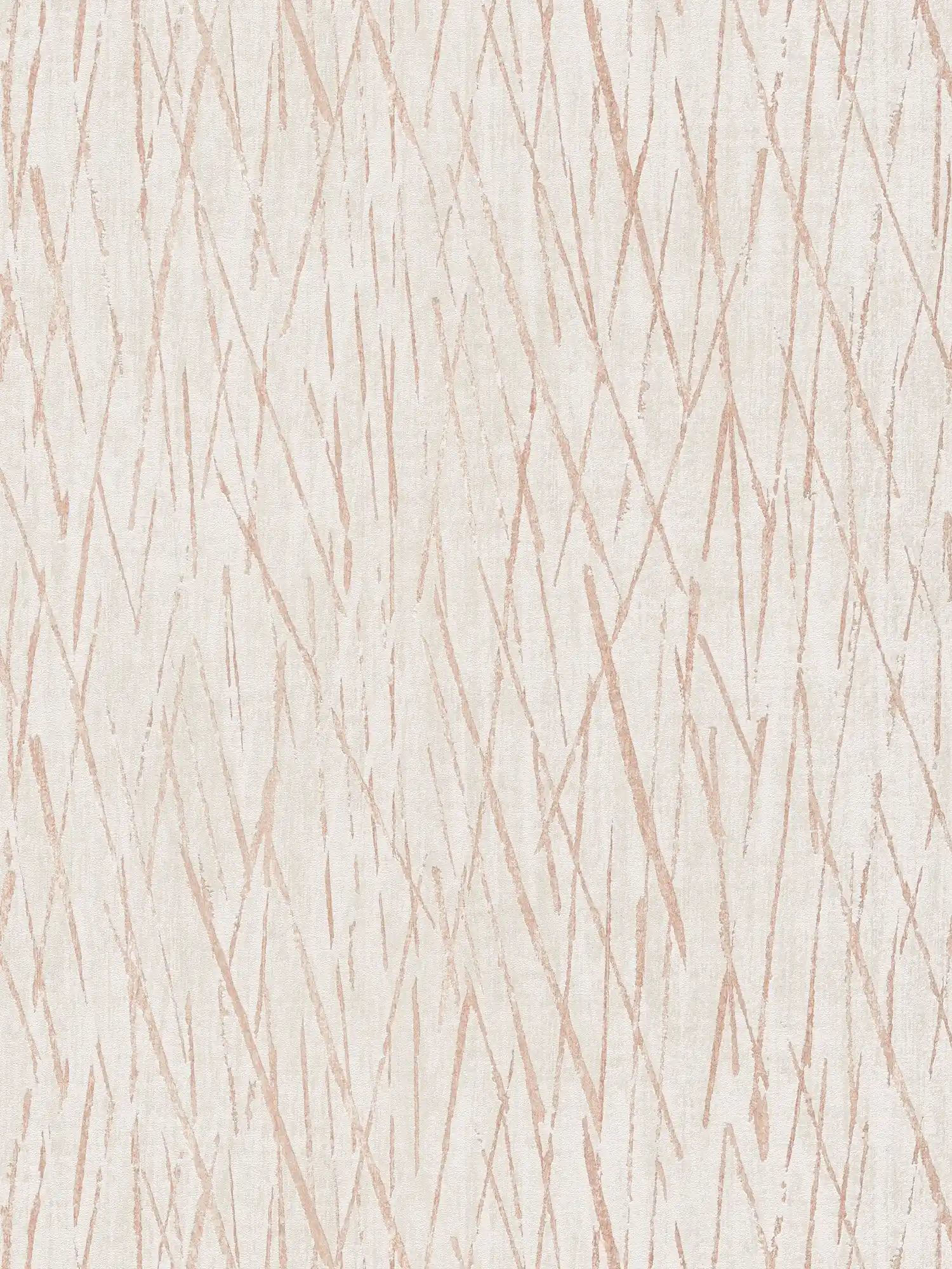         Naturdesign Tapete meliert mit Metallic Farbe – Creme
    