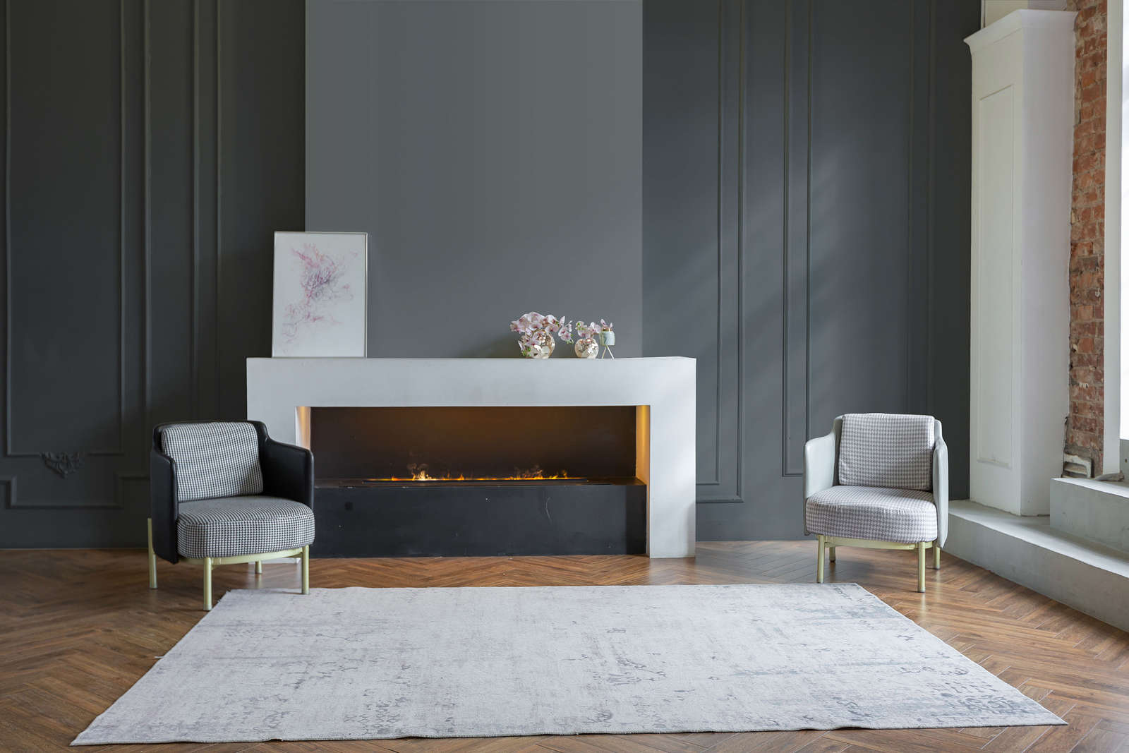             Premium Wandfarbe beruhigendes Betongrau »Industrial Grey« NW104 – 1 Liter
        