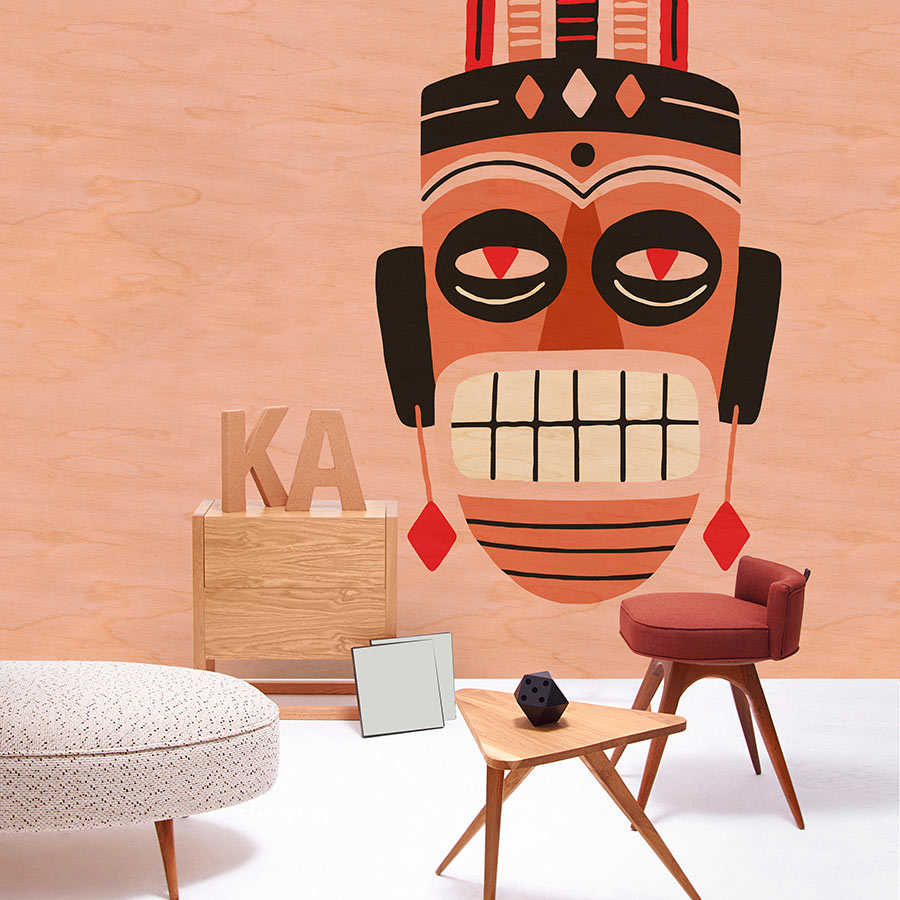 Emblem, Symbol, Säule, Sperrholz, Holz