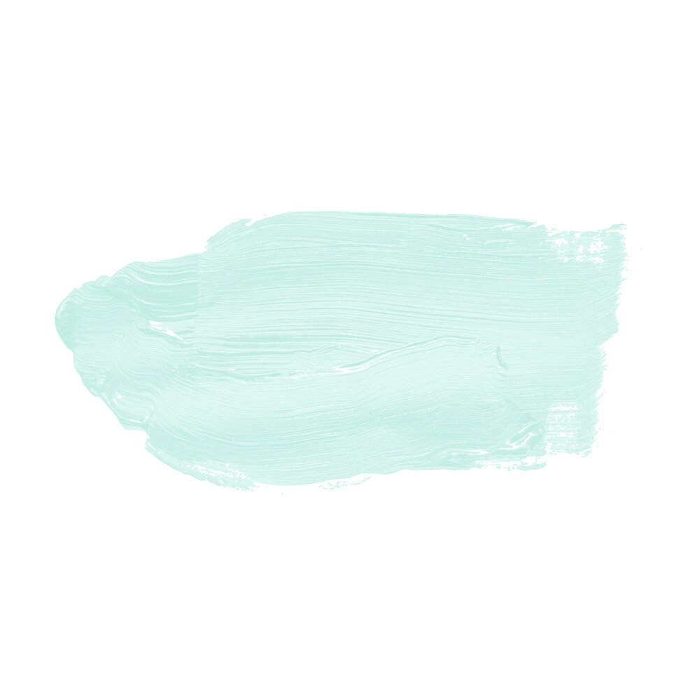 Acrylfarbe, Pinselstrich, Mintgrün, Farbstreifen, Malerei