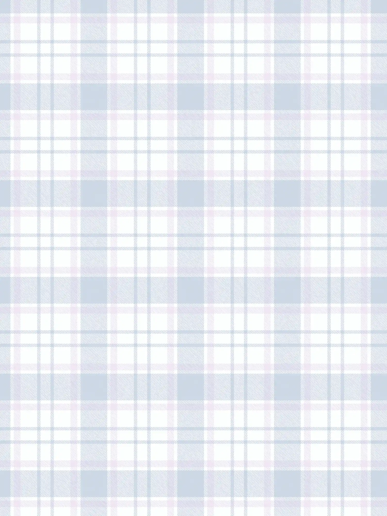         Tapete Mädchenzimmer kariert – Rosa, Grau, Weiß
    