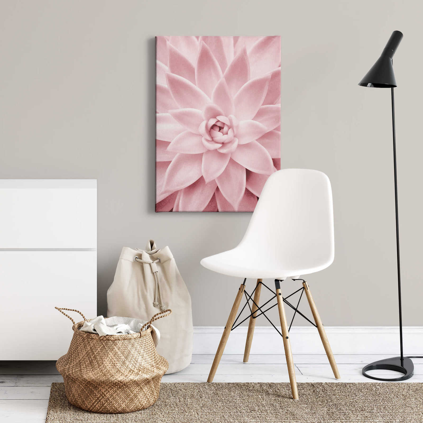 Leinwandbild rosa Sukkulenten, Sisi &amp; Seb – 0,50 m x 0,70 m