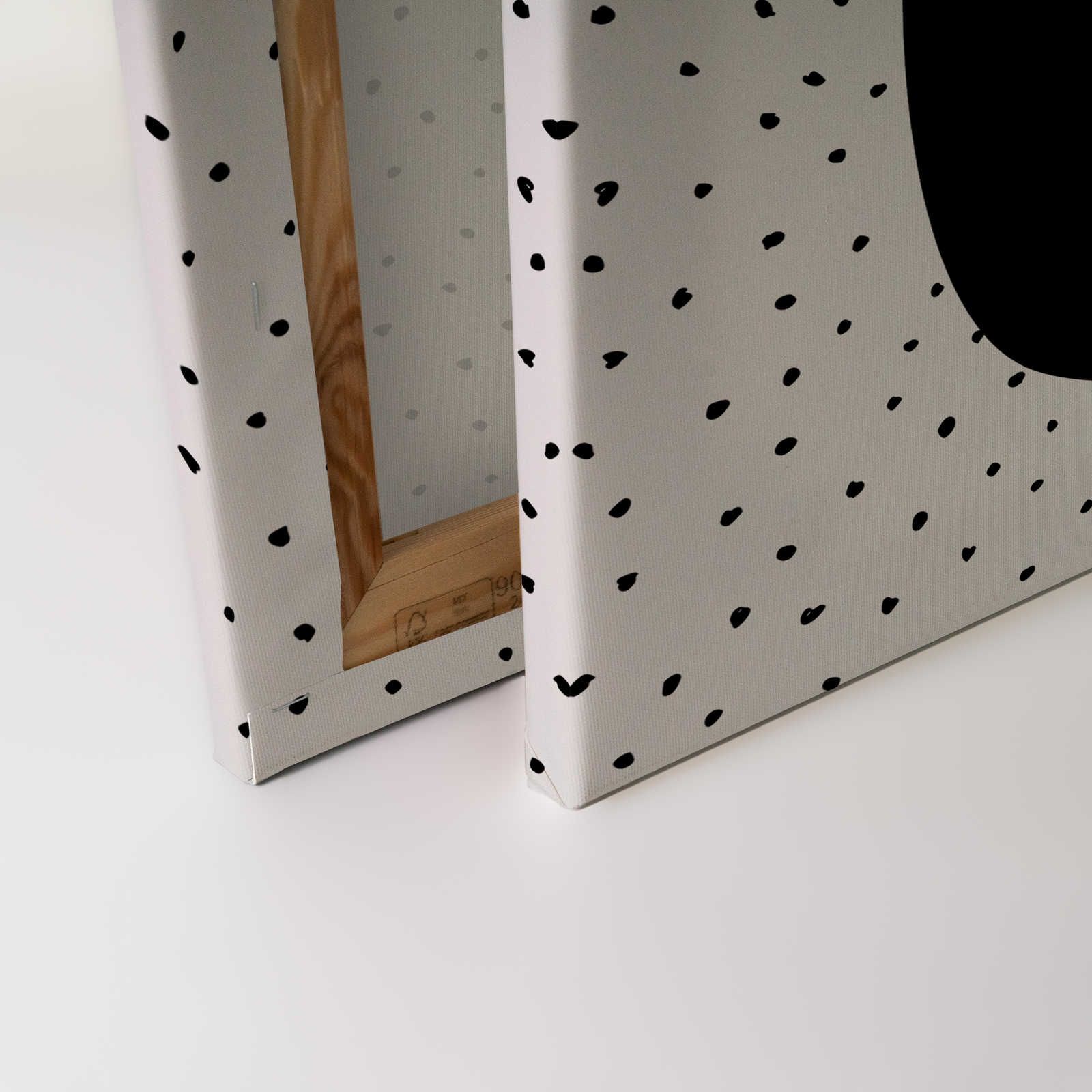             Canvas voor kinderkamer met opschrift 'Hello World' - 90 cm x 60 cm
        